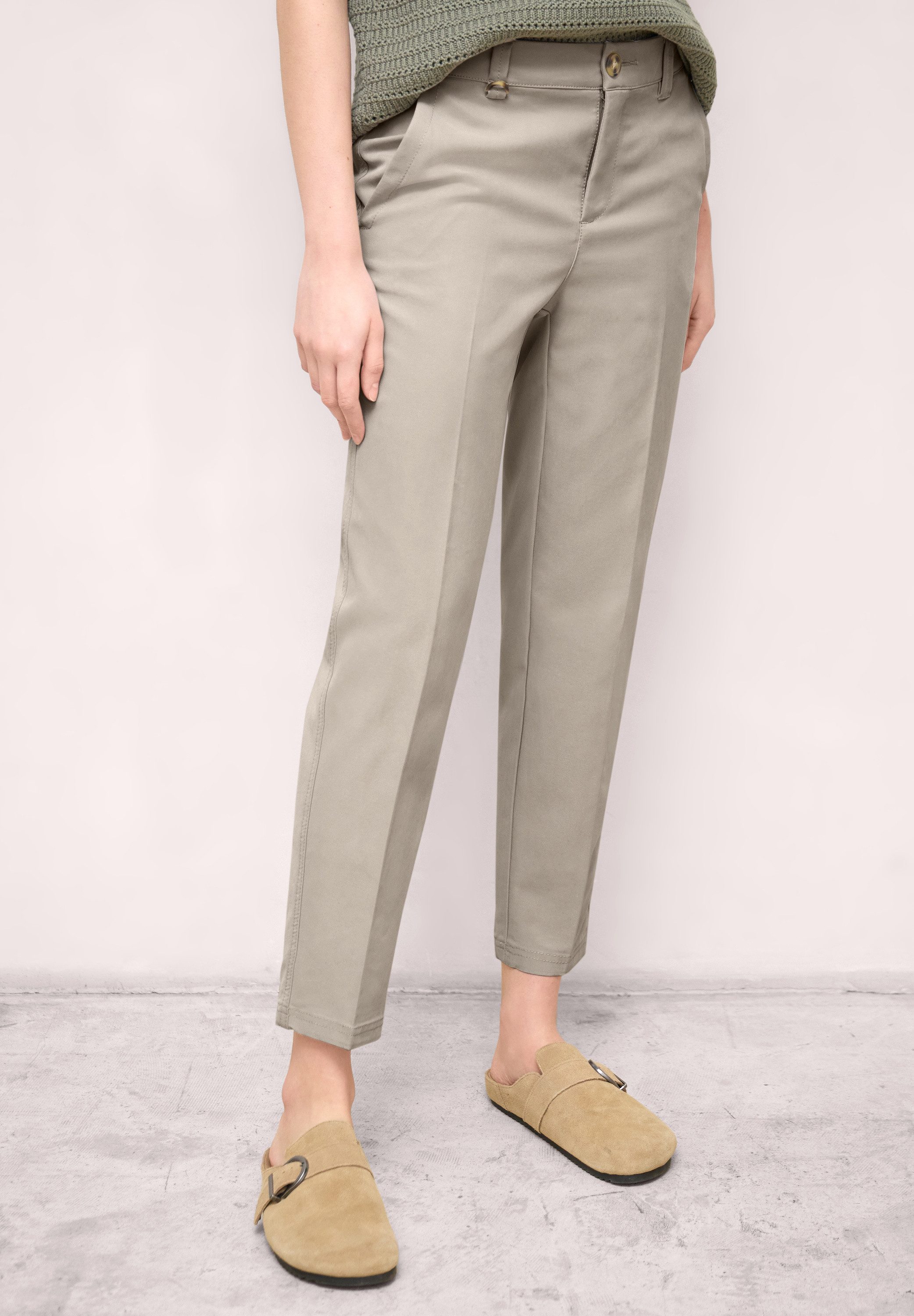 STREET ONE STUDIO Chinohose Middle Waist