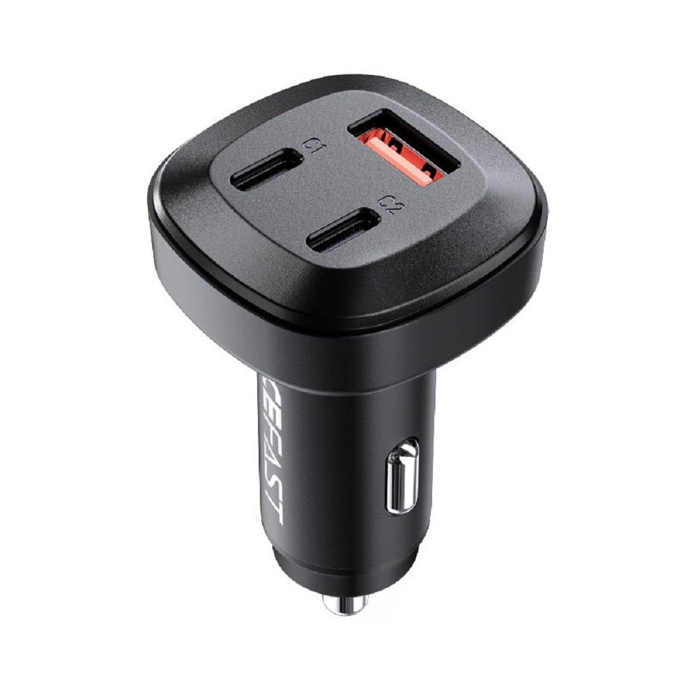 KFZ-Gerät 66W 2xUSB Typ C / USB, PPS, Power Delivery schwarz USB-Ladegerät