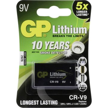 GP Batteries GP Lithium Batterie 9V Block Batterien Longlife, Batterie