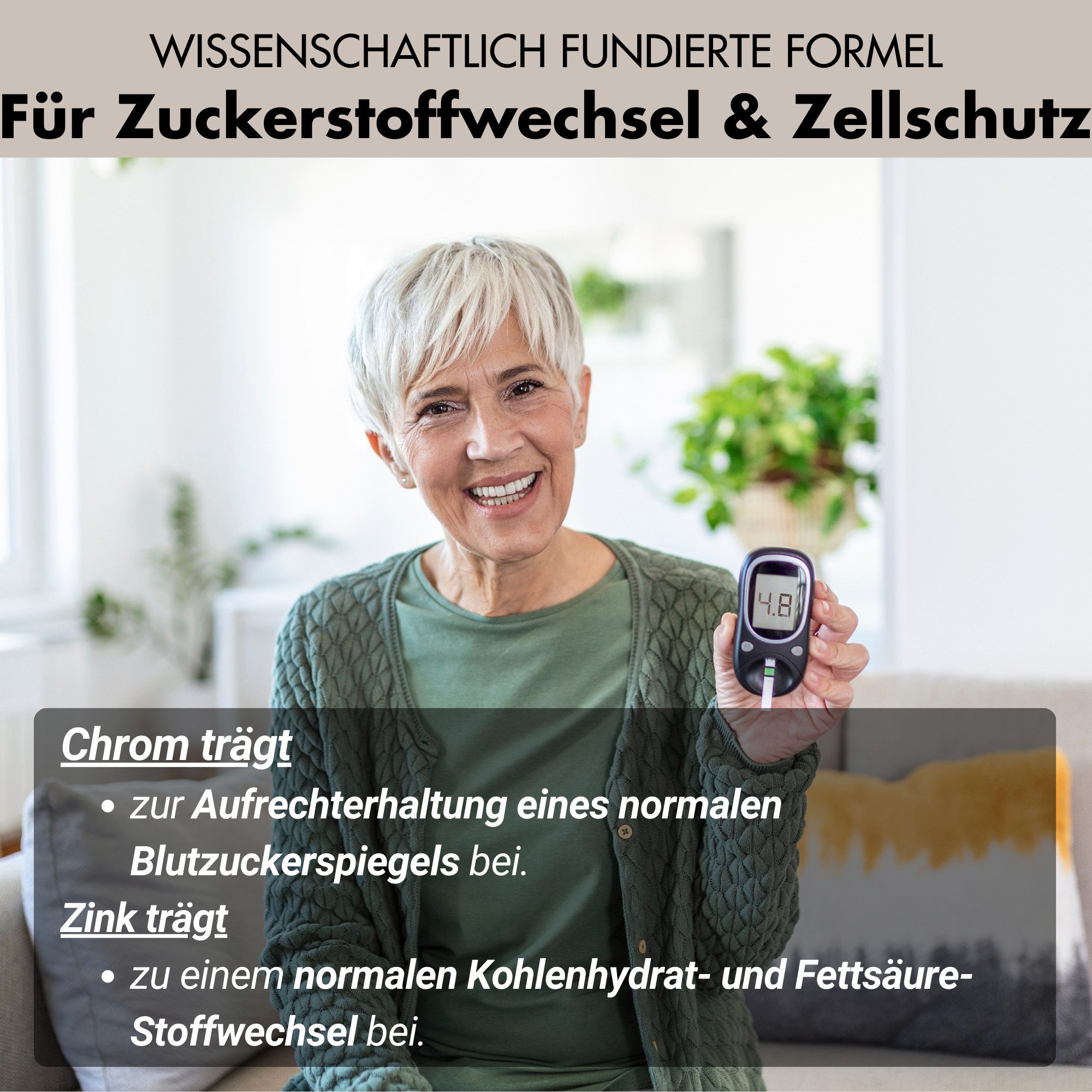 XTRA FUEL Blutzucker Komplex* mit Ceylon-Zimt, Inositol & Olivenblatt Kapsel, 119,1 g