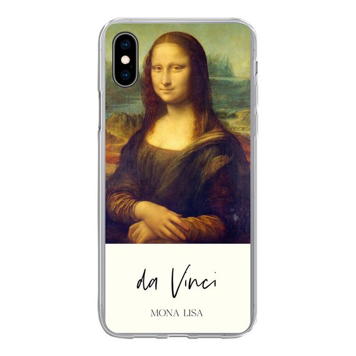 MuchoWow Handyhülle Mona Lisa - Leonardo da Vinci - Alte Meister Handyhülle Apple iPhone Xs Smartphone-Bumper Print Handy