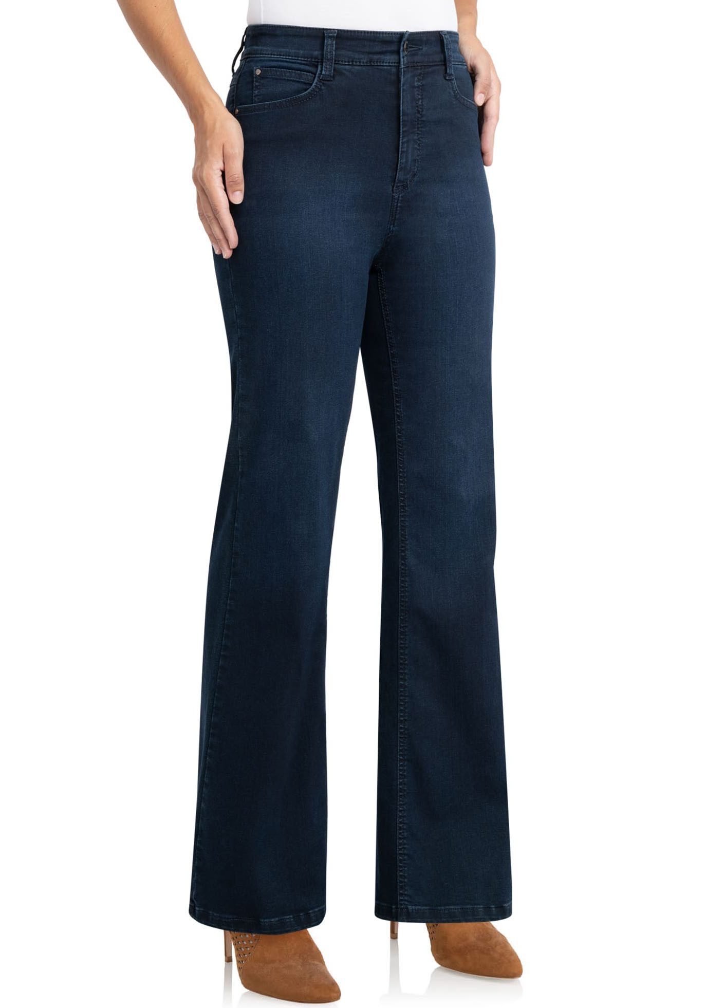 wonderjeans 5-Pocket-Jeans Flared
