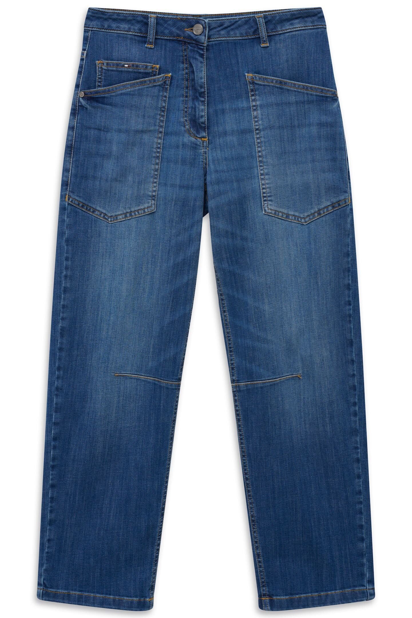 bugatti 5-Pocket-Jeans Stretch mit aufgesetzten Taschen