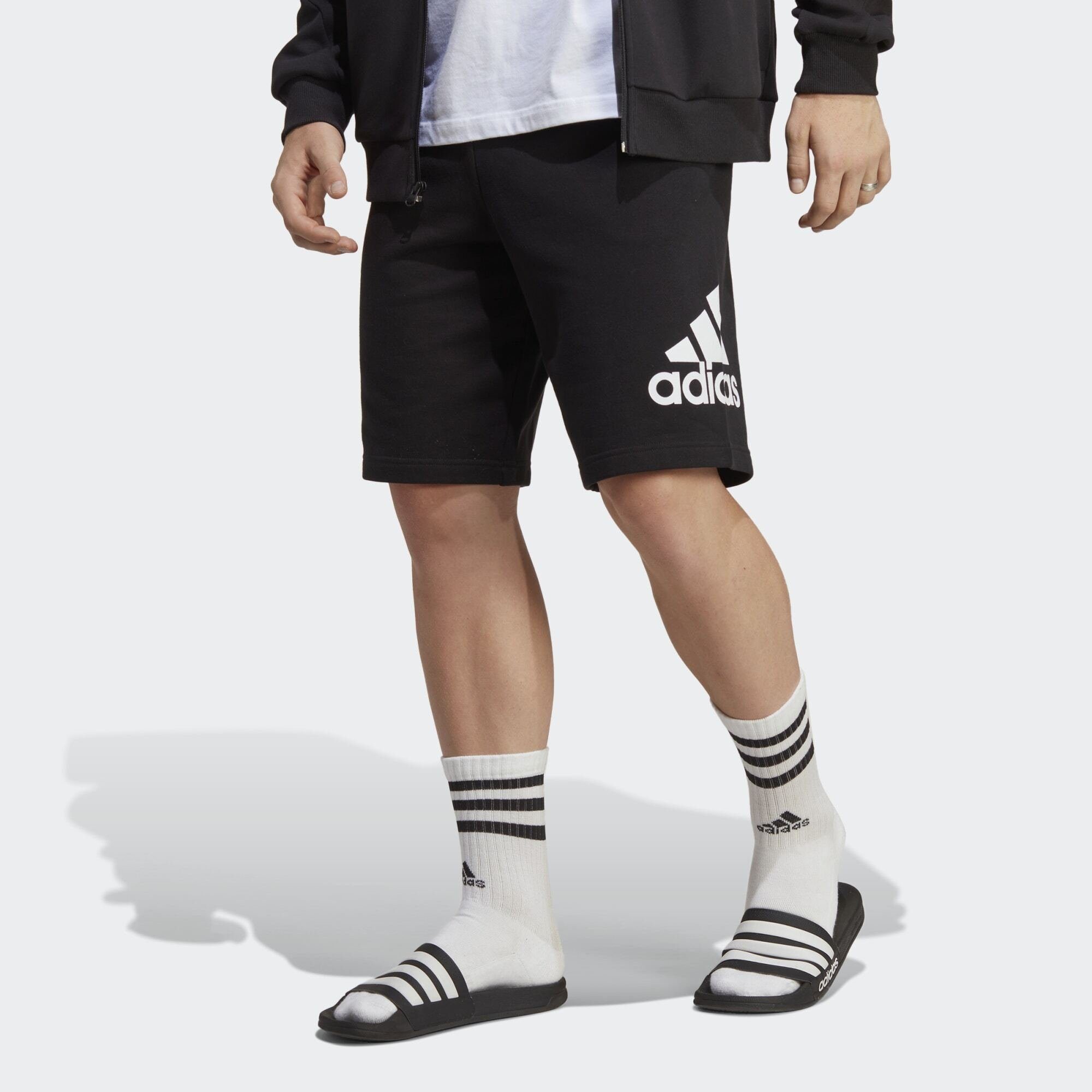 adidas Sportswear Funktionsshorts ESSENTIALS BIG LOGO FRENCH TERRY SHORTS Black