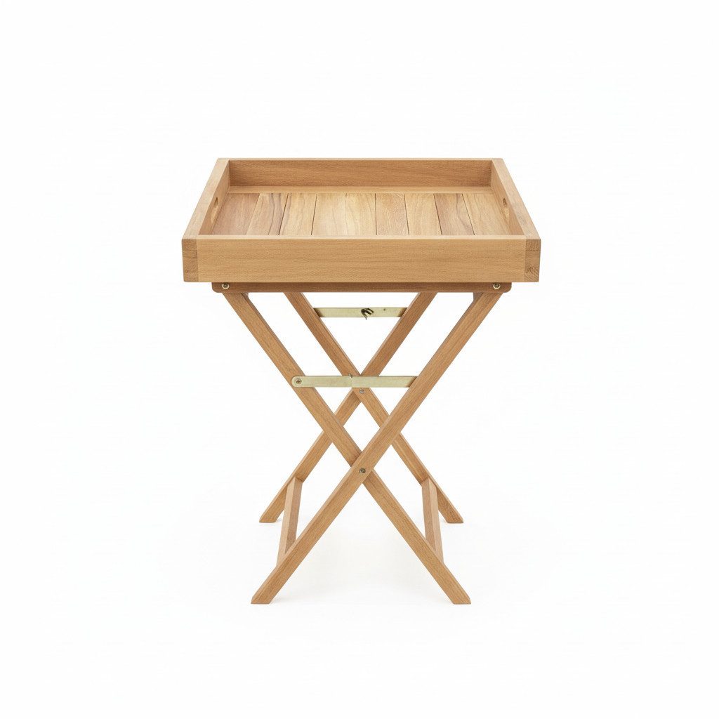 Strandkorb-King Beistelltisch Teakholz Beistelltisch SABANG HIGH 72cm