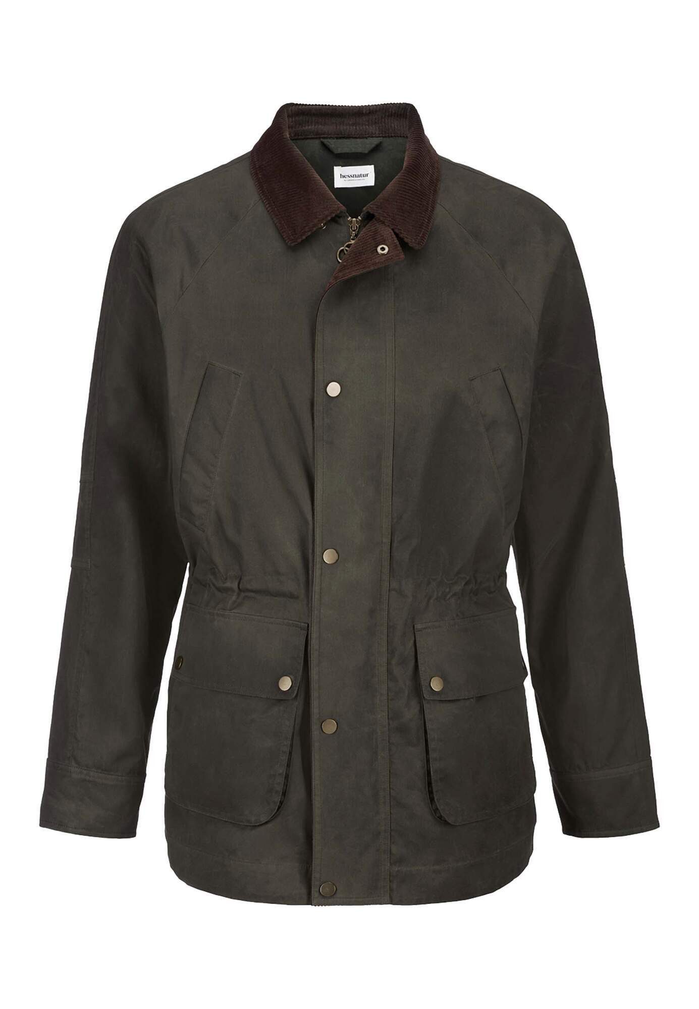 Hessnatur Outdoorjacke aus reiner Bio-Baumwolle (1-St)