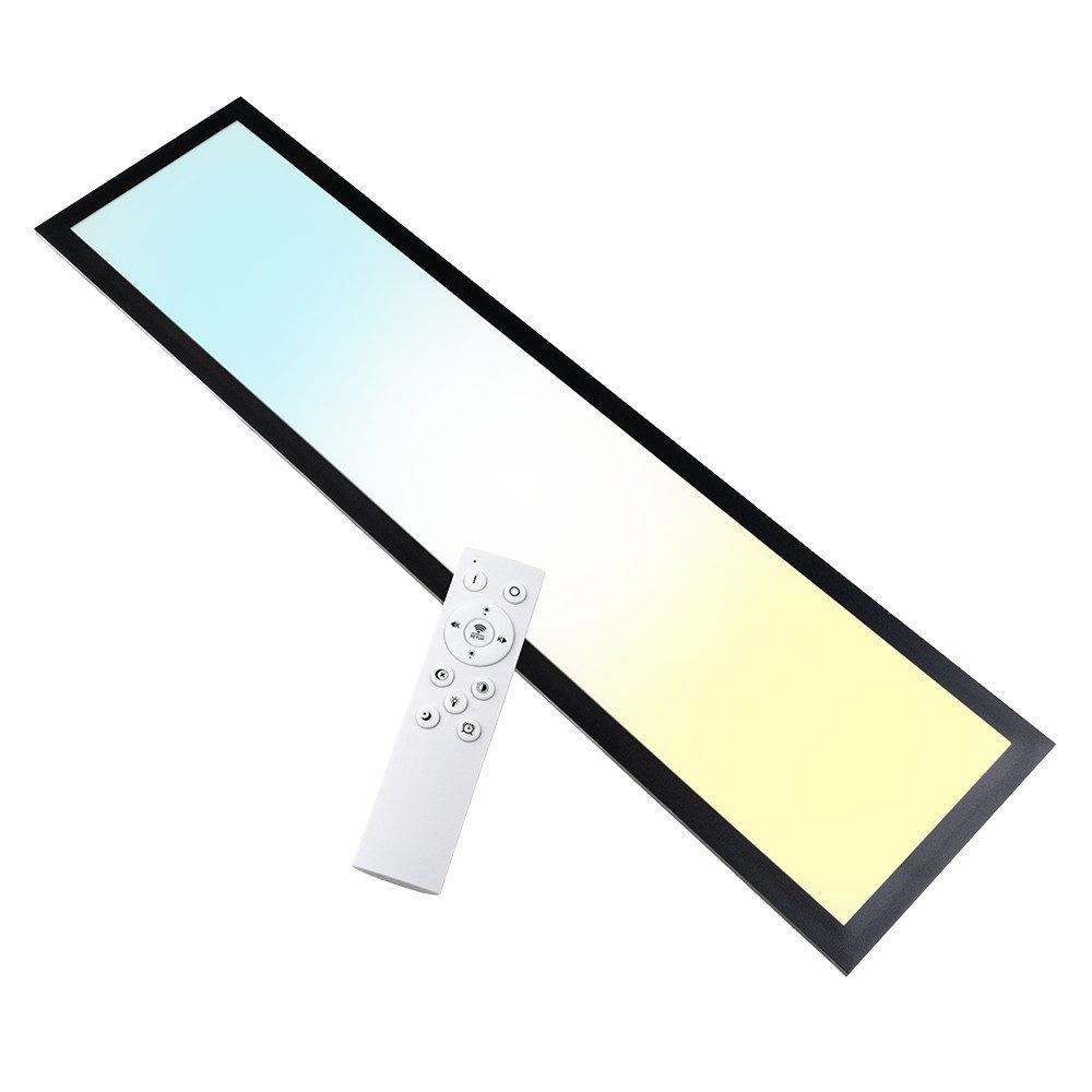 LUXULA LED Panel LITEQ LED Deckenleuchte, LED fest integriert, Warmweiß, Neutralweiß, Kaltweiß, UGR<19, Helligkeit und Lichtfarbe einstellbar, mit Fernbedienung