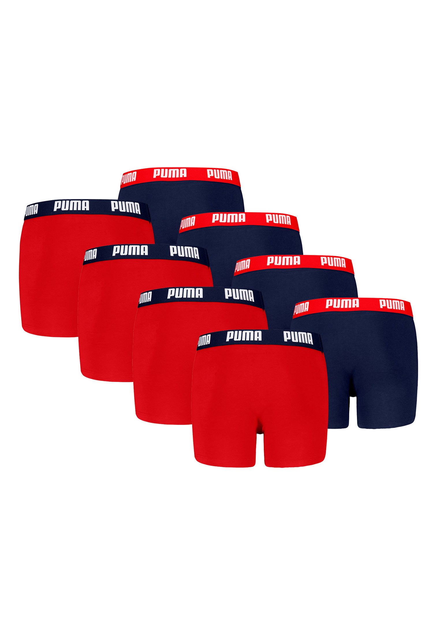 PUMA Boxershorts BOYS EVERYDAY BASIC BOXER 8P (Packung, 8-St., 8er-Pack)