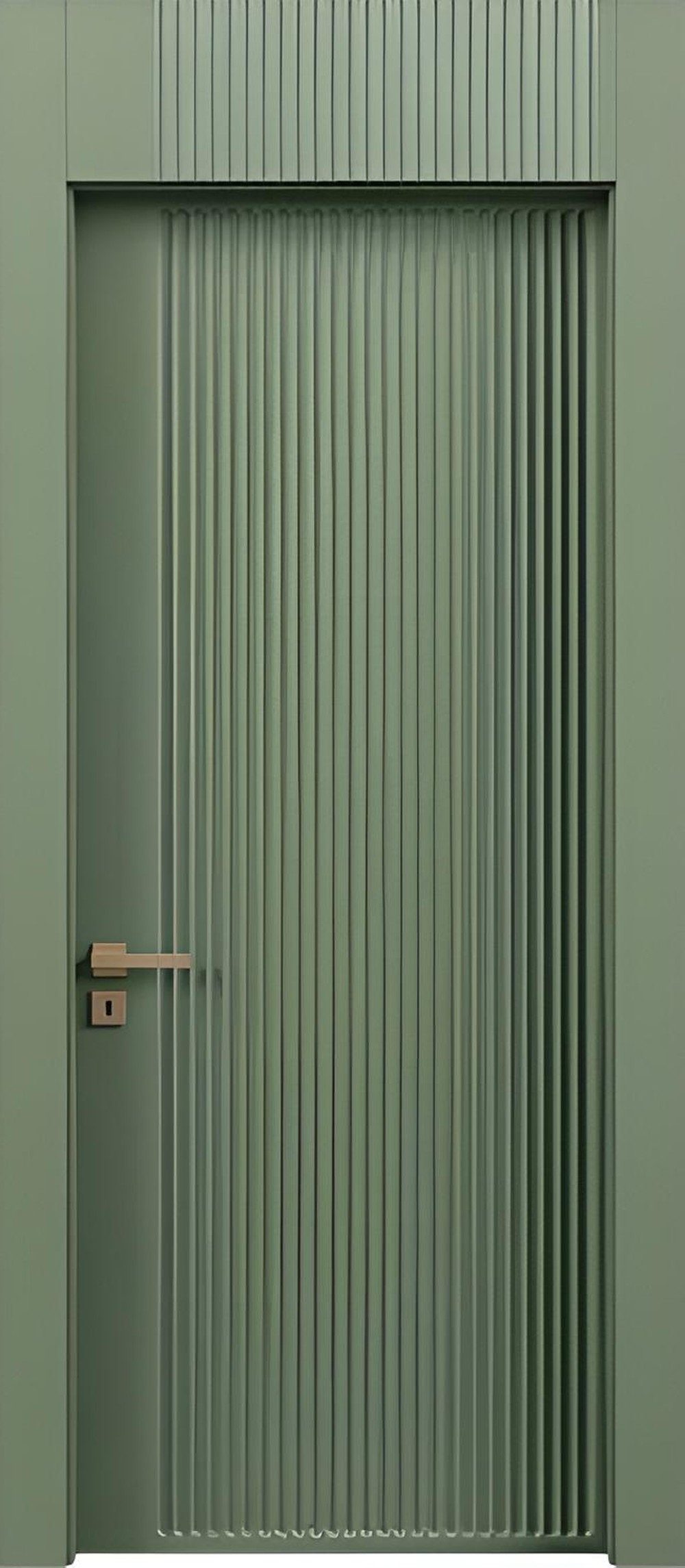 Xlmoebel Zimmertür Designer Grüne Innentür für stilvolle Sicherheitslösungen, Made in Europa