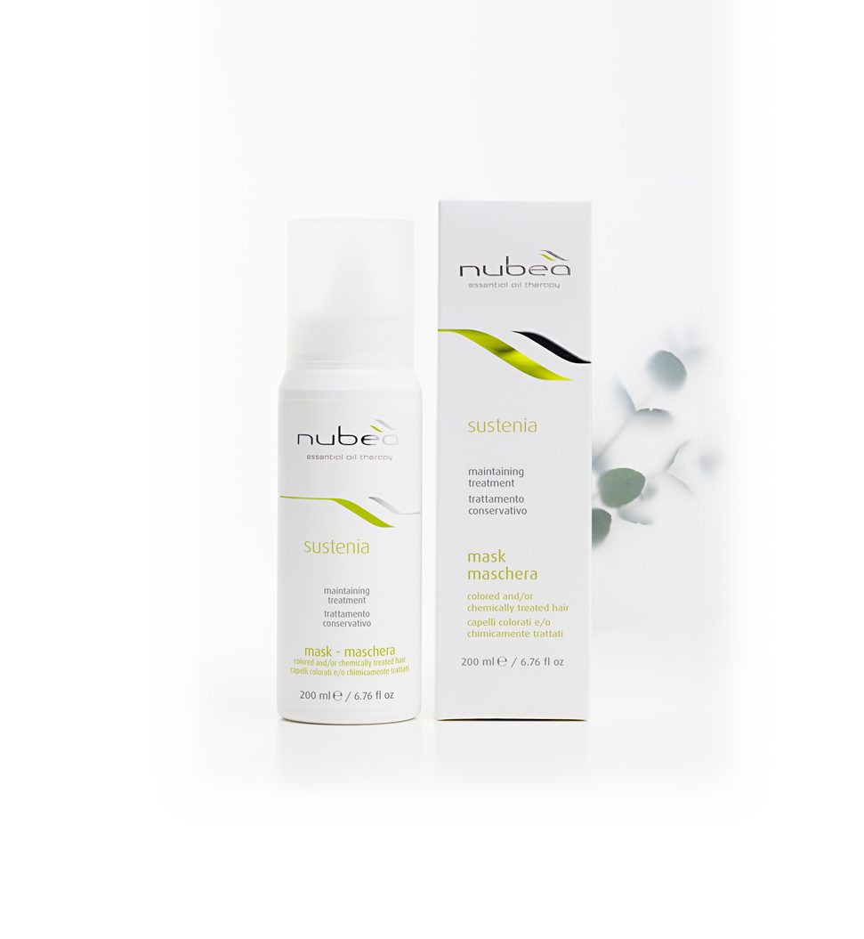 Nubeà Haarmaske SUSTENIA Maske für gefärbtes und/oder chemisch behandeltes Haar, In Italien hergestellt