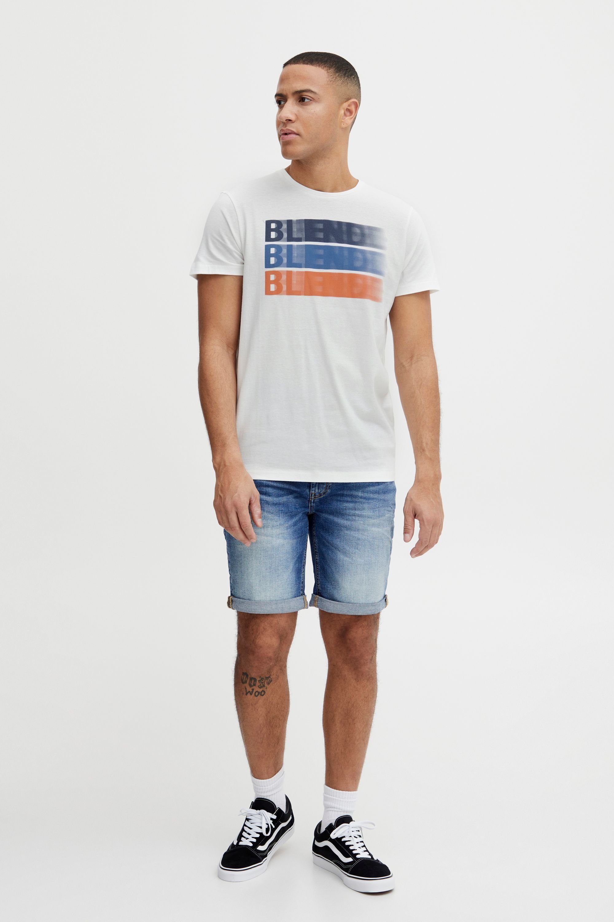 Blend T-Shirt BHTee (1-tlg) Klassisches T-Shirt mit Rundhalsausschnitt