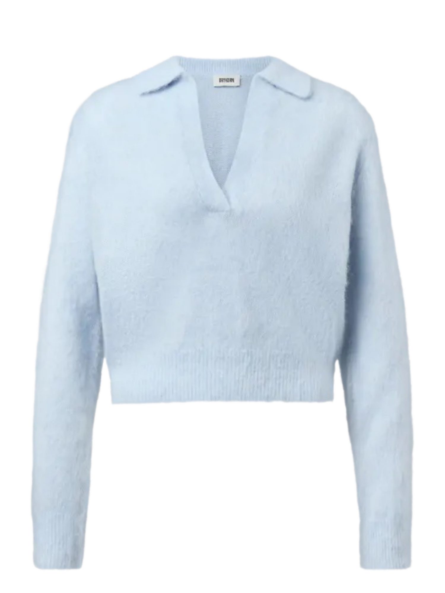 Drykorn Strickpullover blau,Casual,Polyamid,Unifarben,V-Ausschnitt,Langarm,Relaxed Fit