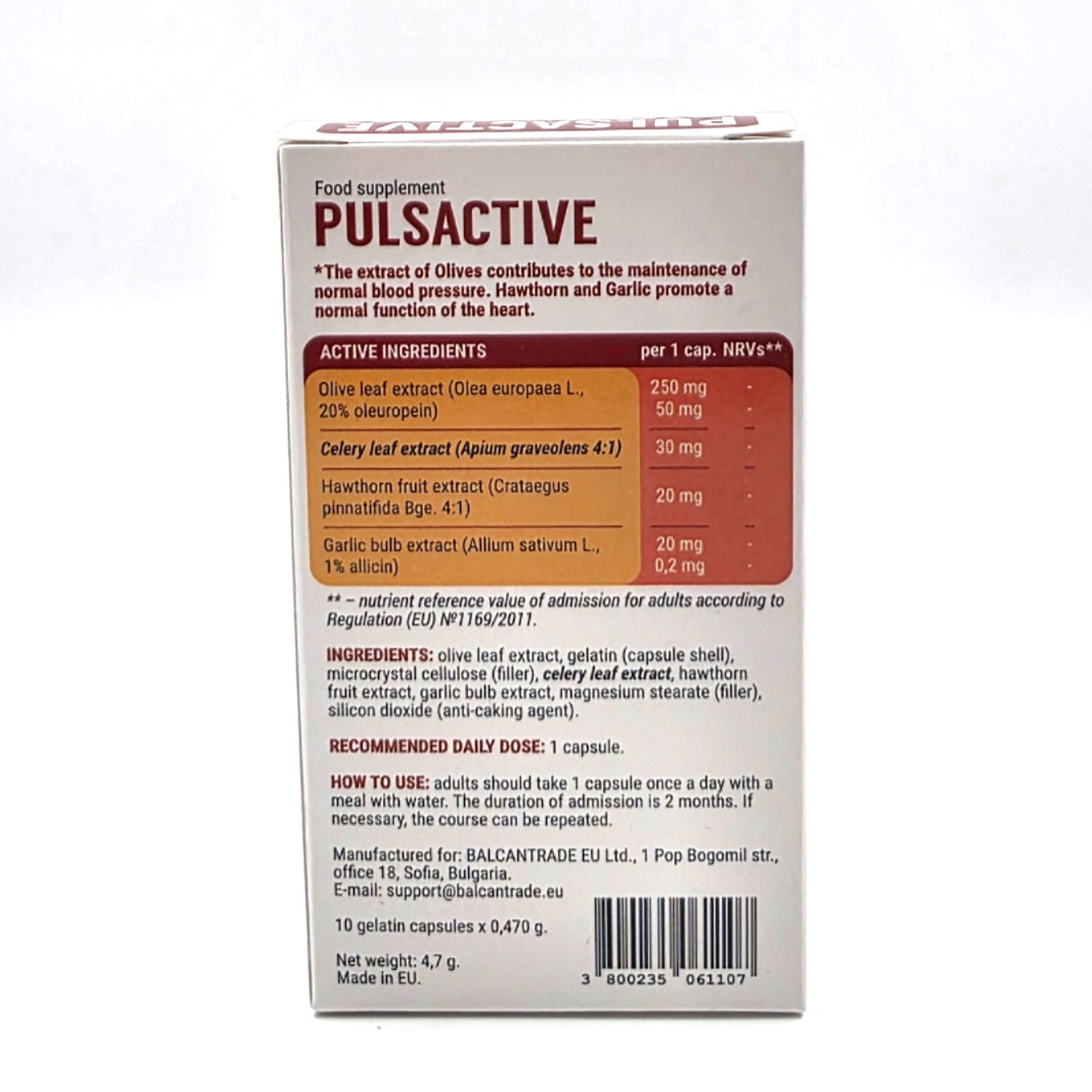 Pulsactive Pulsactive Kapseln, 4.7 g
