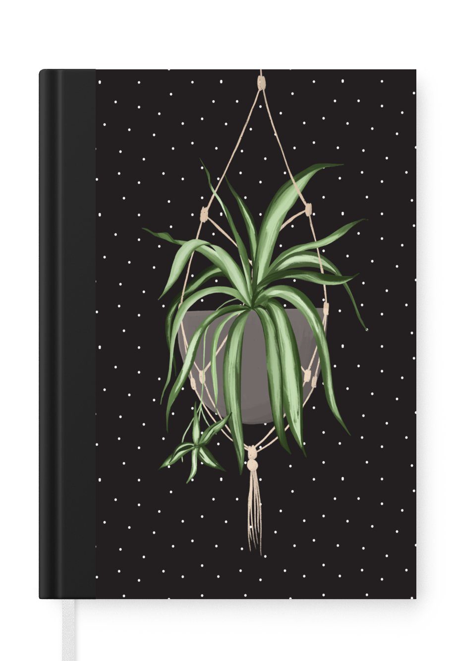 MuchoWow Notizbuch Pflanzen - Hängepflanze - Pflanzenbügel, Journal, Merkzettel, Tagebuch, Notizheft, A5, 98 Seiten, Haushaltsbuch