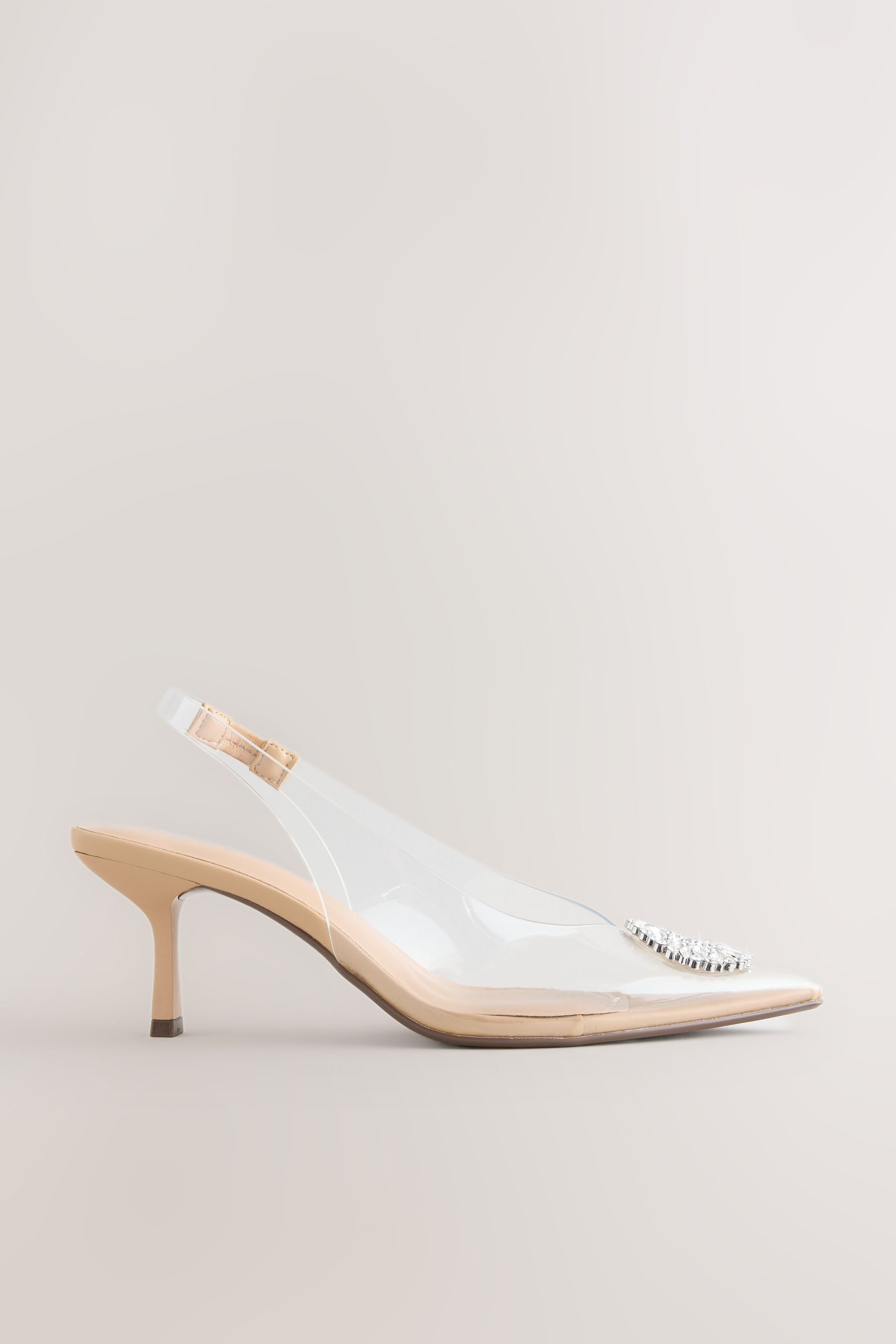 Next Forever Comfort® Slingbacks mit Vinyl-Absatz Slingsandale (1-tlg)