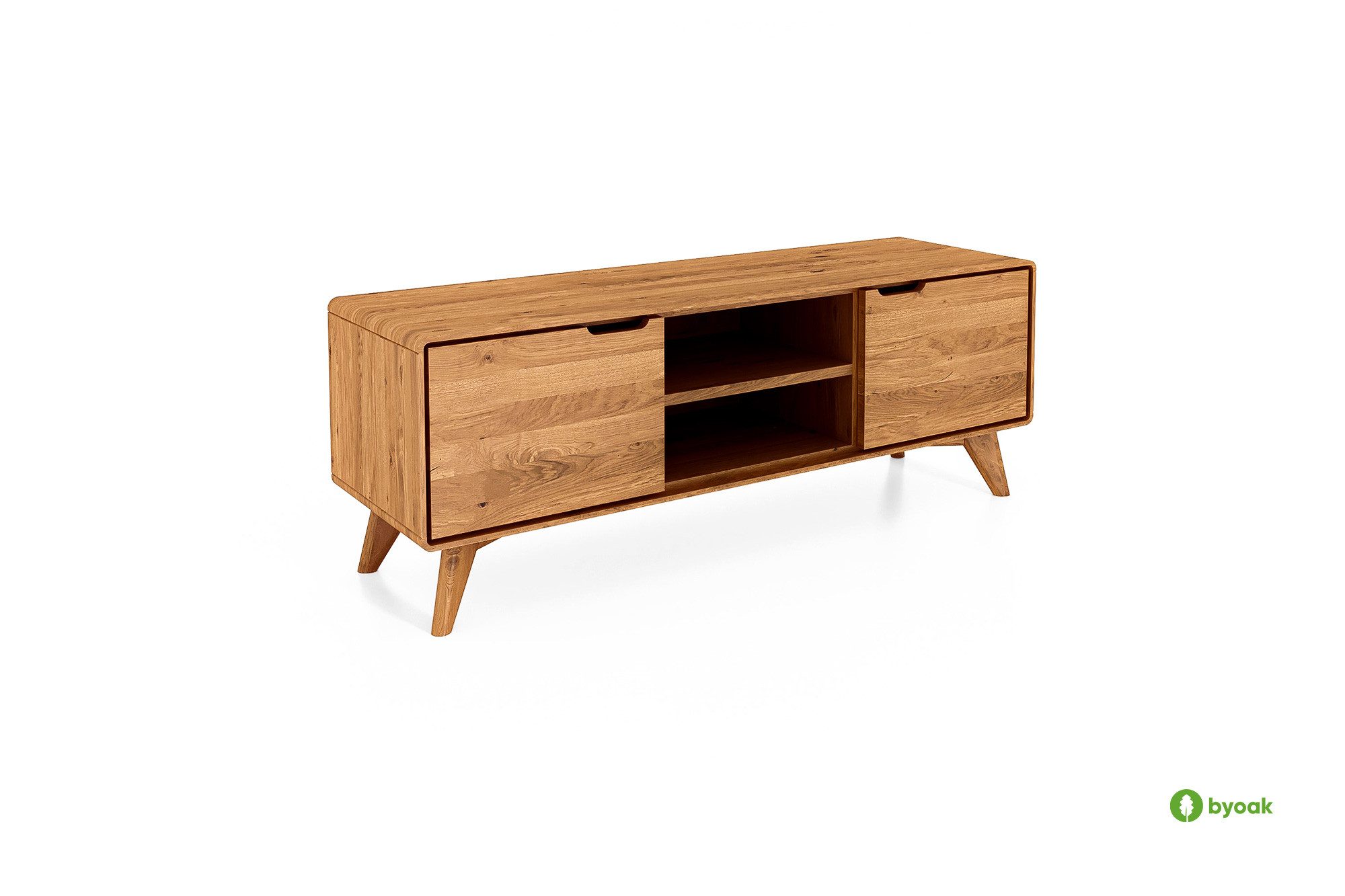 byoak TV-Schrank GREG aus Massivholz, Naturgeölt