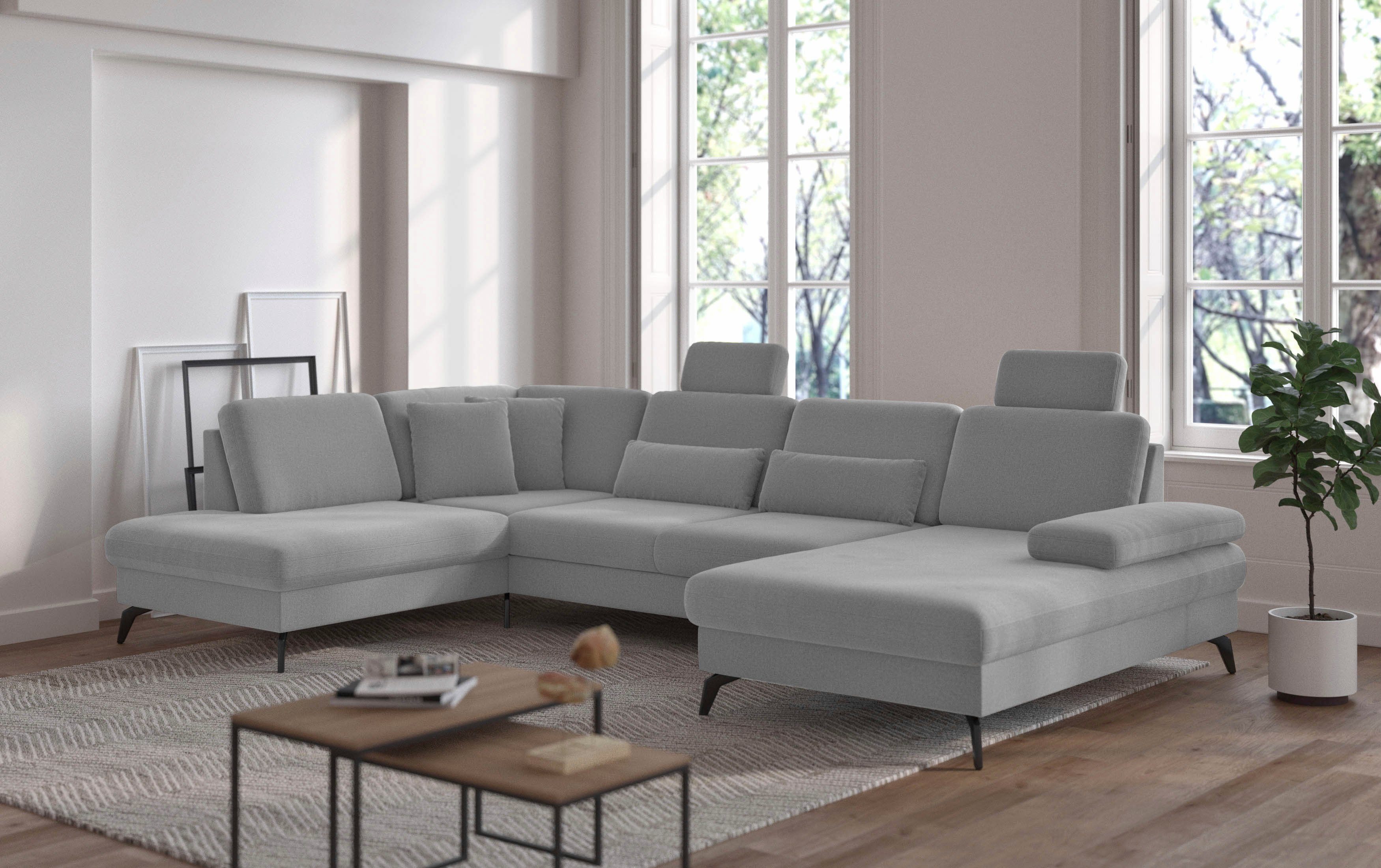 sit&more Wohnlandschaft Morris Jubi, wahlweise mit Armteilverstellung, Bettfunktion & Bettkasten