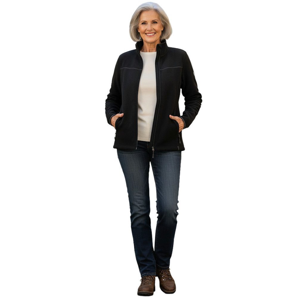 Kjelvik Fleecejacke Danique Polarfleece Jacke wärmend, atmungsaktiv, leicht und weich