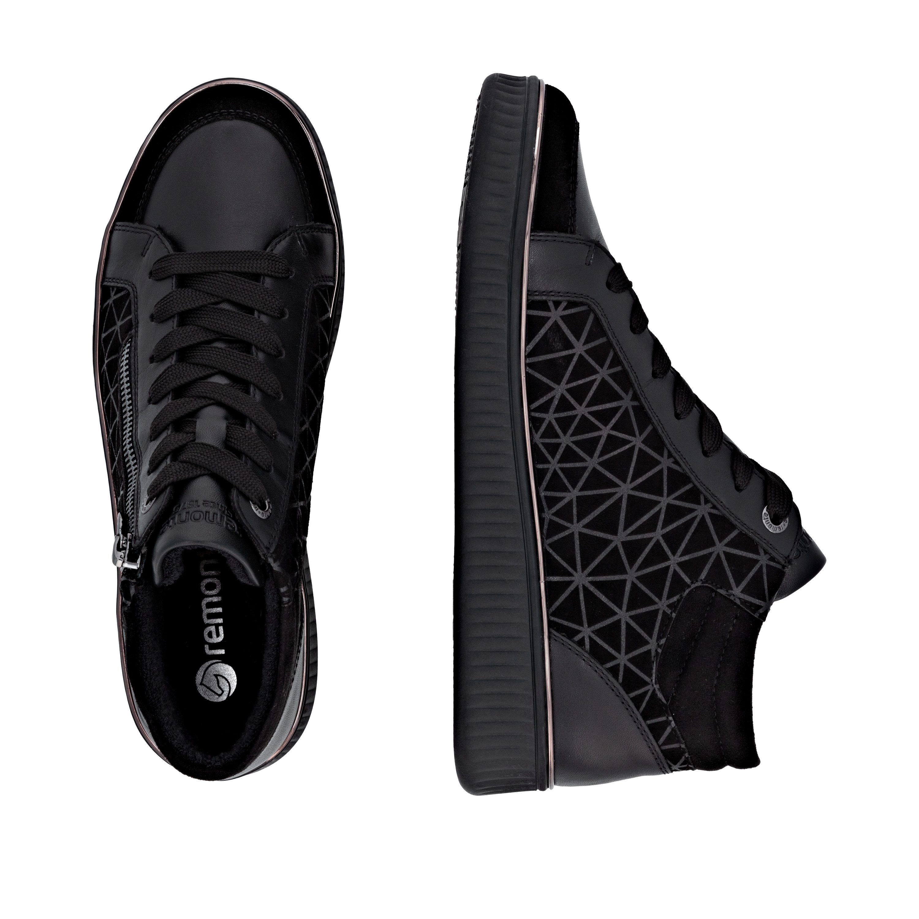 Remonte Sneakerboots Schnürboots, Stiefelette mit seitlichem Reißverschluss