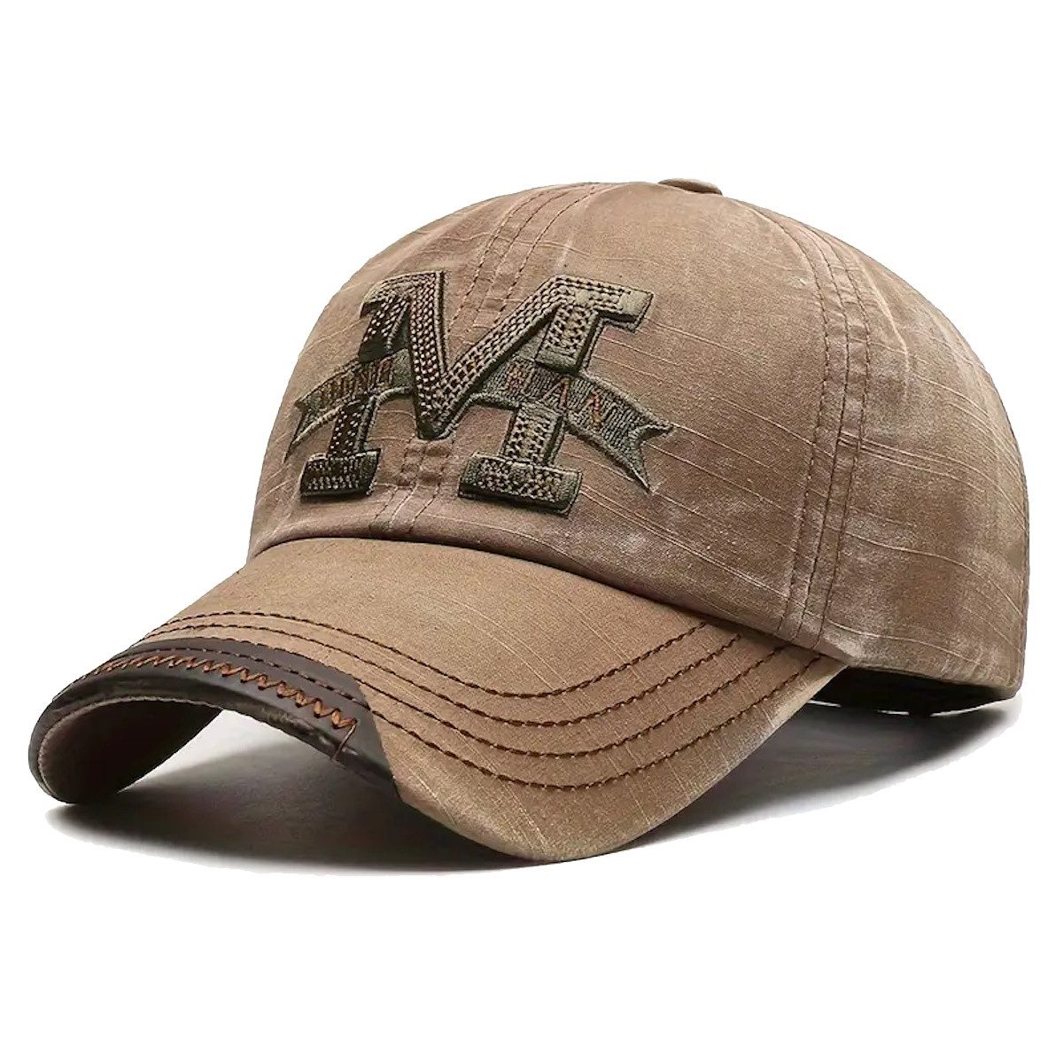 Sporty Baseball Cap Classic The M Vintage Style Used Washed Look Retro Baseballcap vintage Look