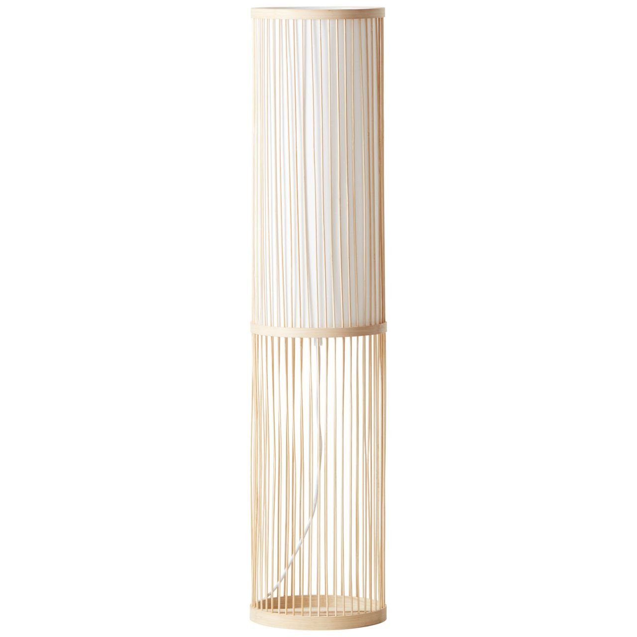 Brilliant Stehlampe Nori, Lampe Nori f 40W, Standleuchte 1flg 1x geeignet A60, E27, natur/weiß