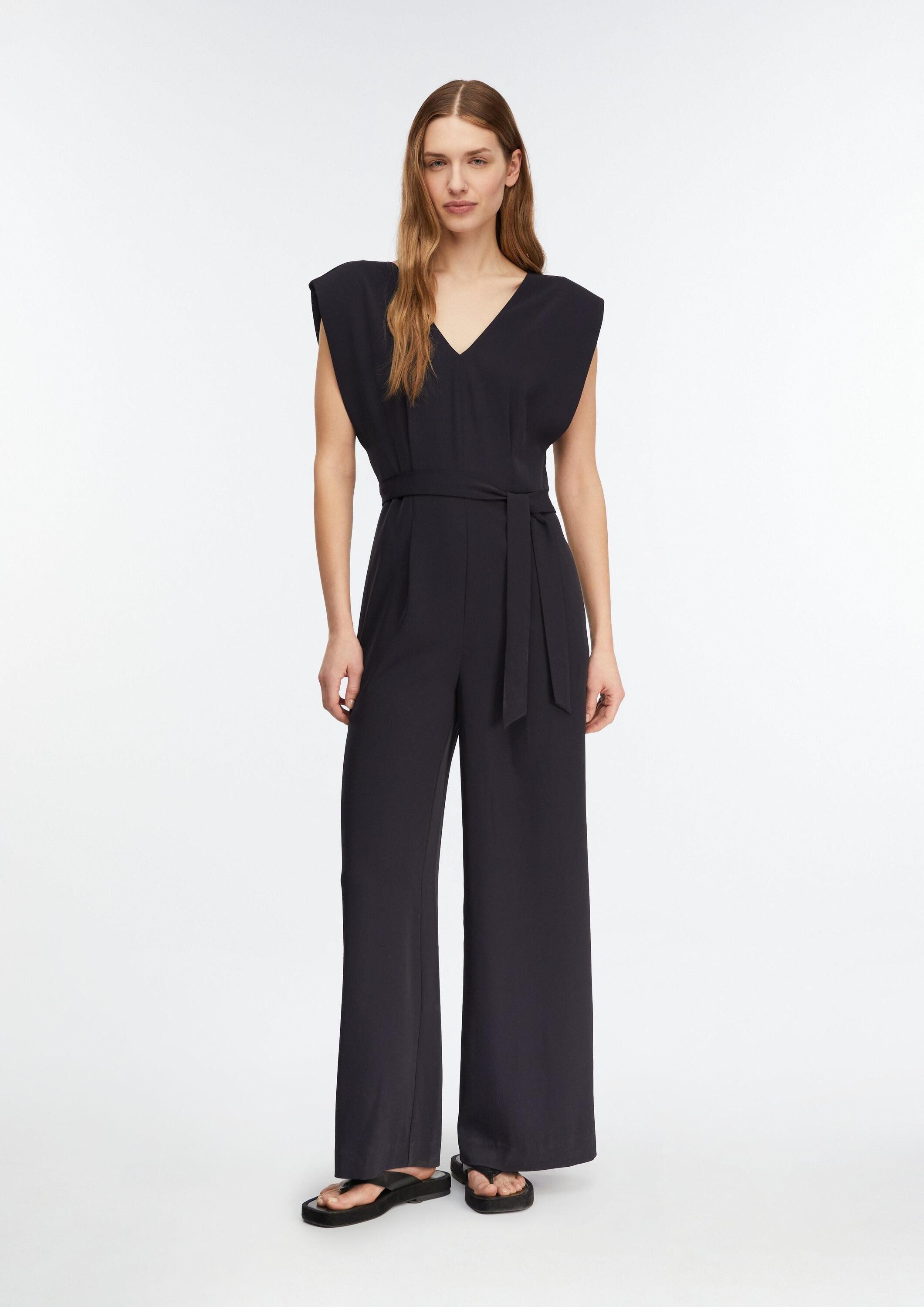 comma Jumpsuit Overall Jumpsuit mit Wide Leg günstig online kaufen