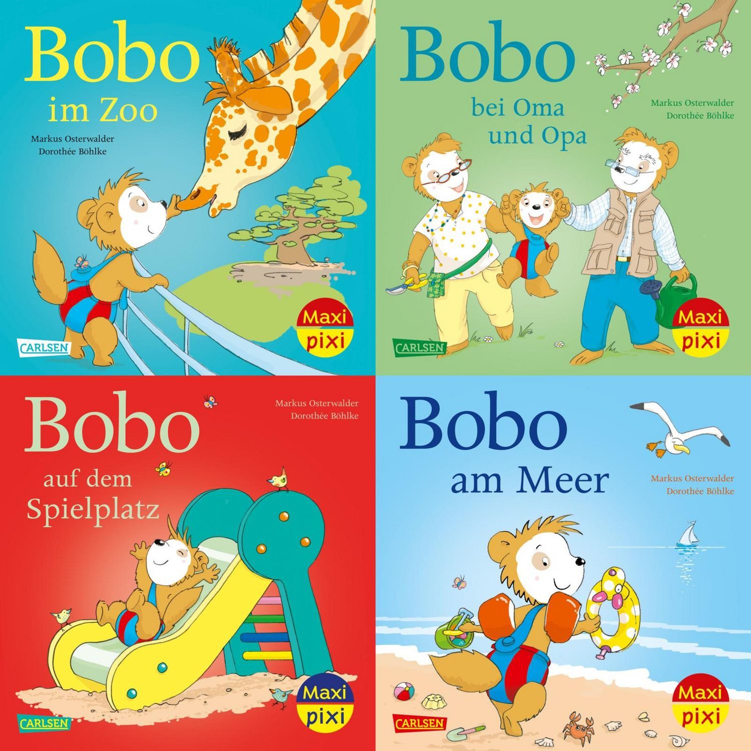 Maxi-Pixi-4er-Set 86: Bobo Siebenschläfer (4x1 Exemplar) / Markus Osterwalder