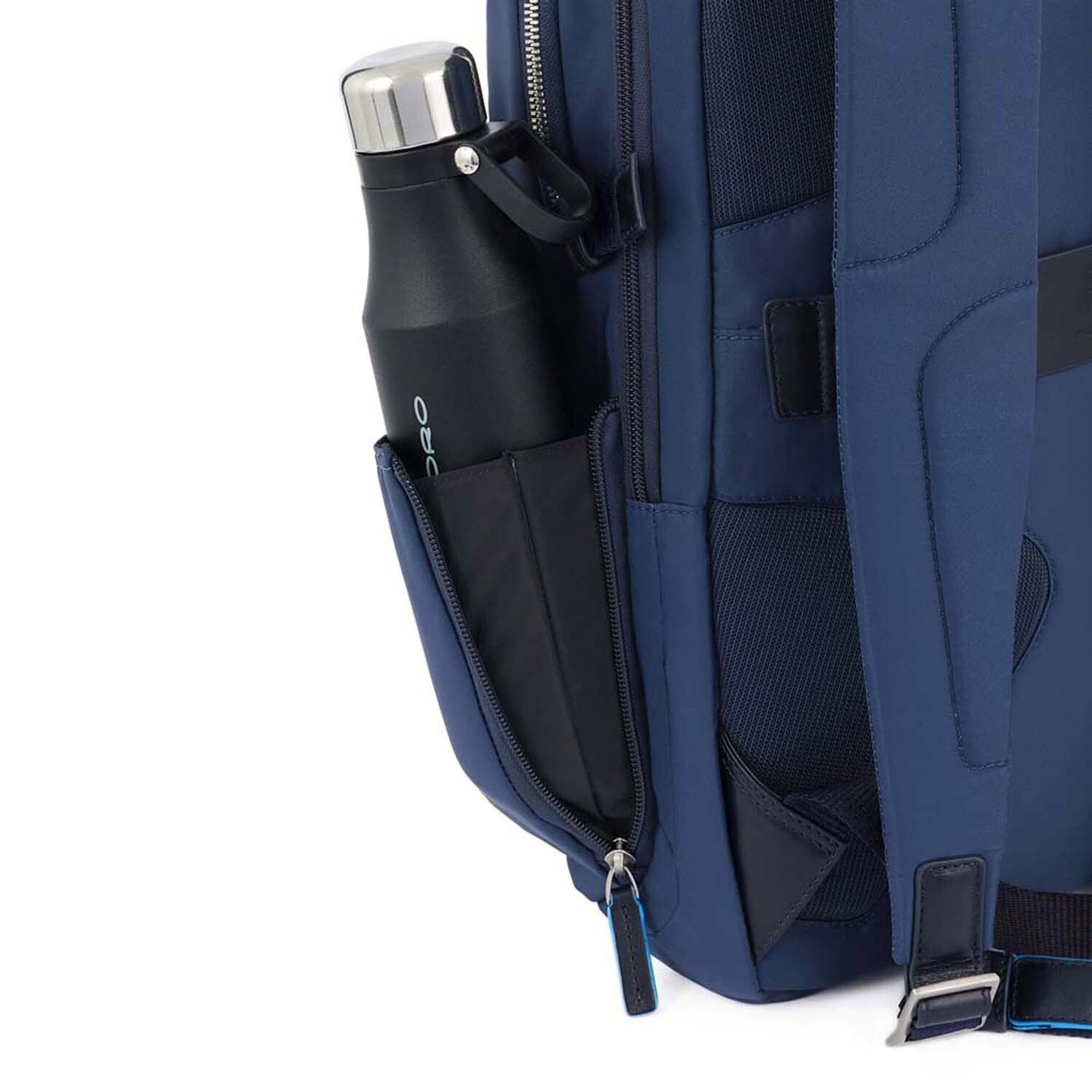 night blue Laptoprucksack Piquadro Polyester PQ-RY,