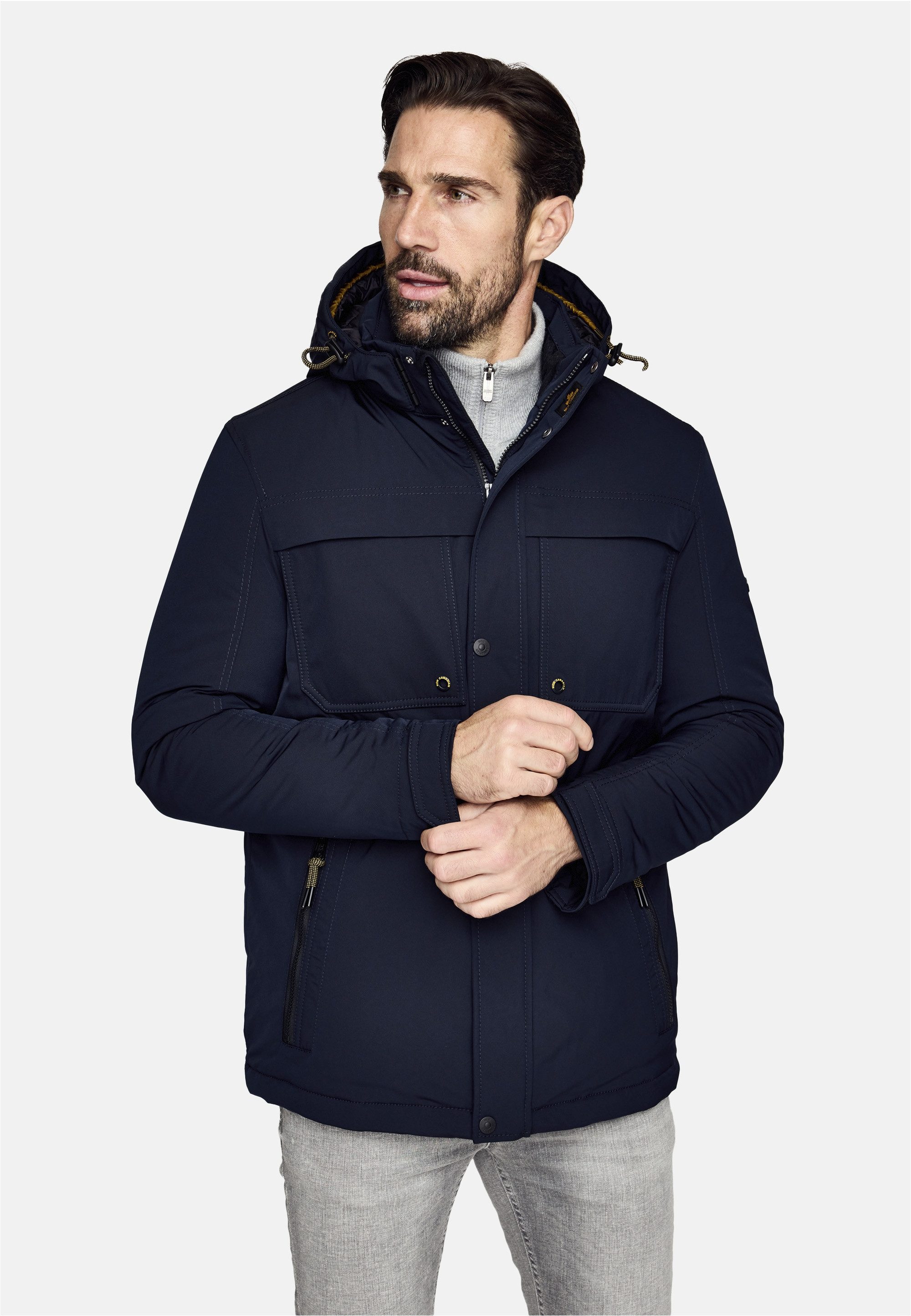 New Canadian Outdoorjacke CO-3 mit Fleece-Einsatz am Innenkragen günstig online kaufen