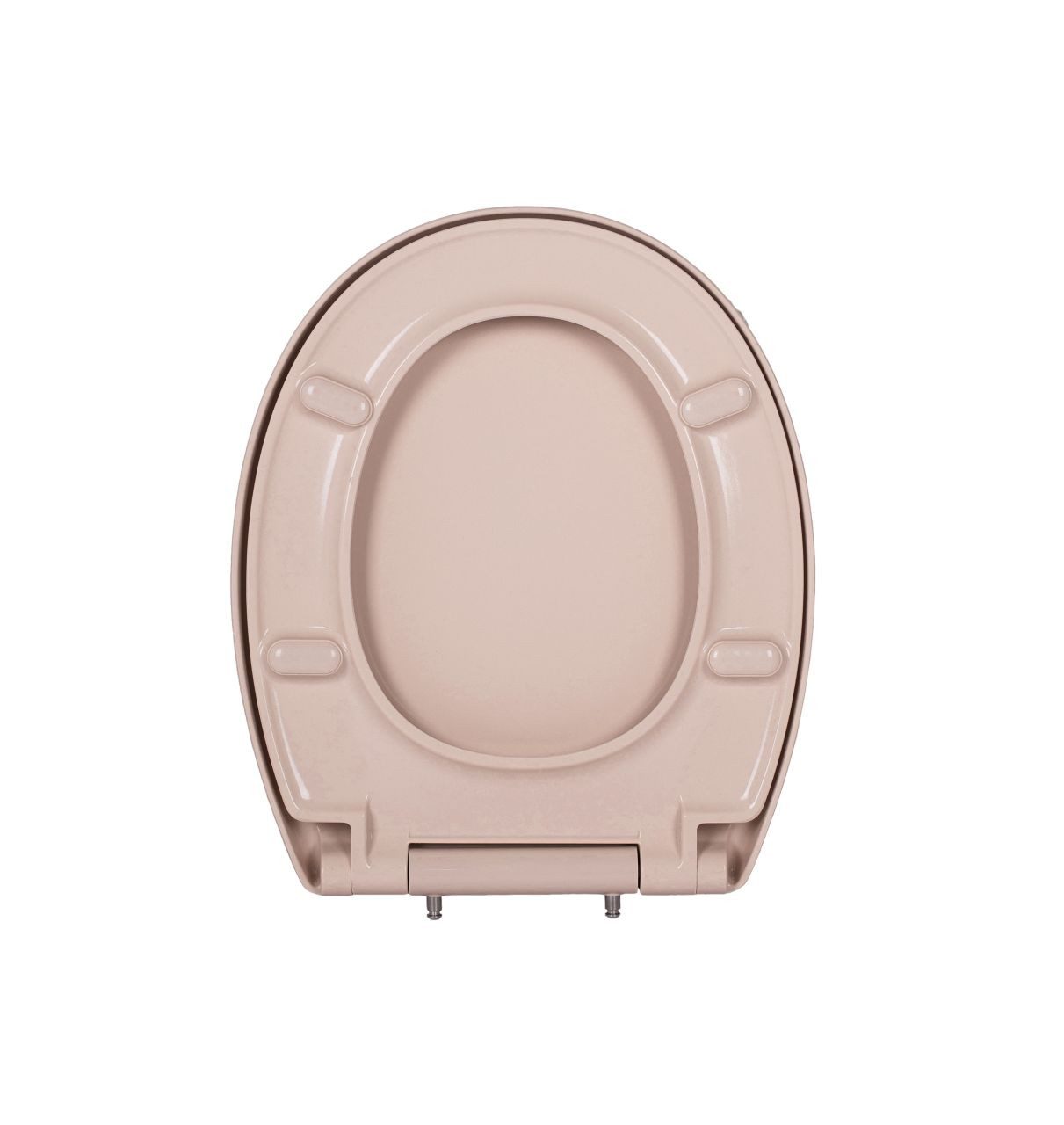Primaster WC-Sitz Primaster WC-Deckel mit Absenkautomatik Sand matt, Absenkautomatik Edelstahlscharniere