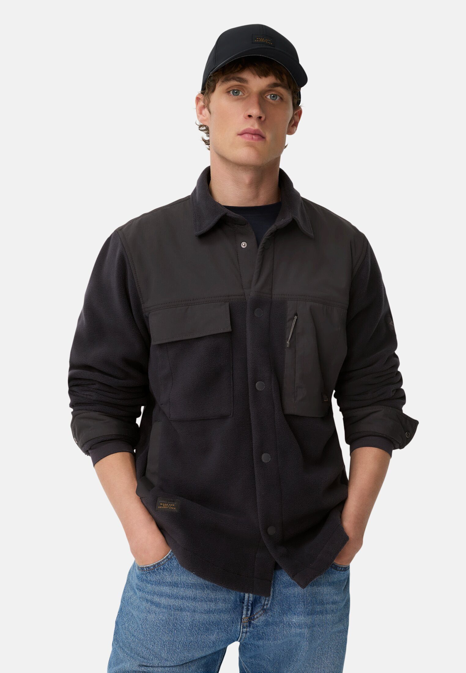 Hemdjacke mit Kentkragen
