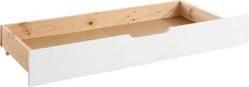 Lüttenhütt Schubkasten "LOTTE " passend zum Kinderbett, zertifiziertes Massivholz