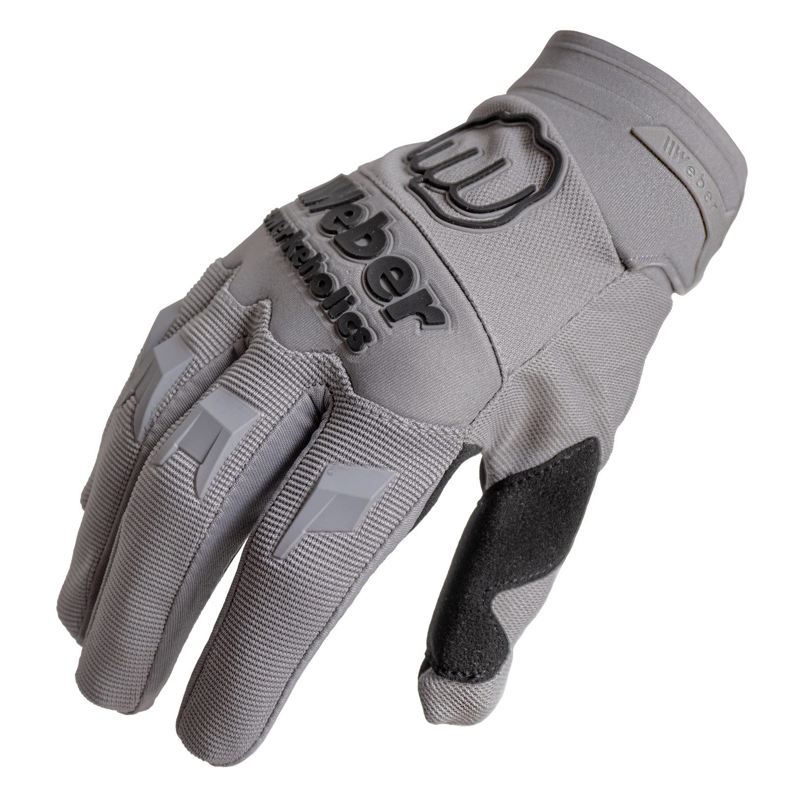 Weber GmbH Motorradhandschuhe Weber #Werkeholics Handschuhe grau / schwarz günstig online kaufen