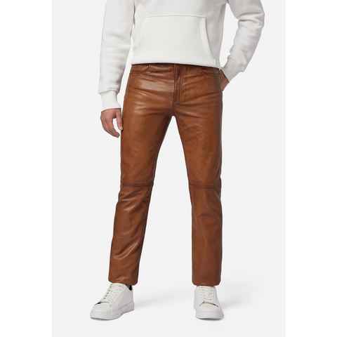 RICANO Lederhose Trant Pant Hochwertiges Lamm-Nappa Leder; 5-Pocket Jeans-Optik
