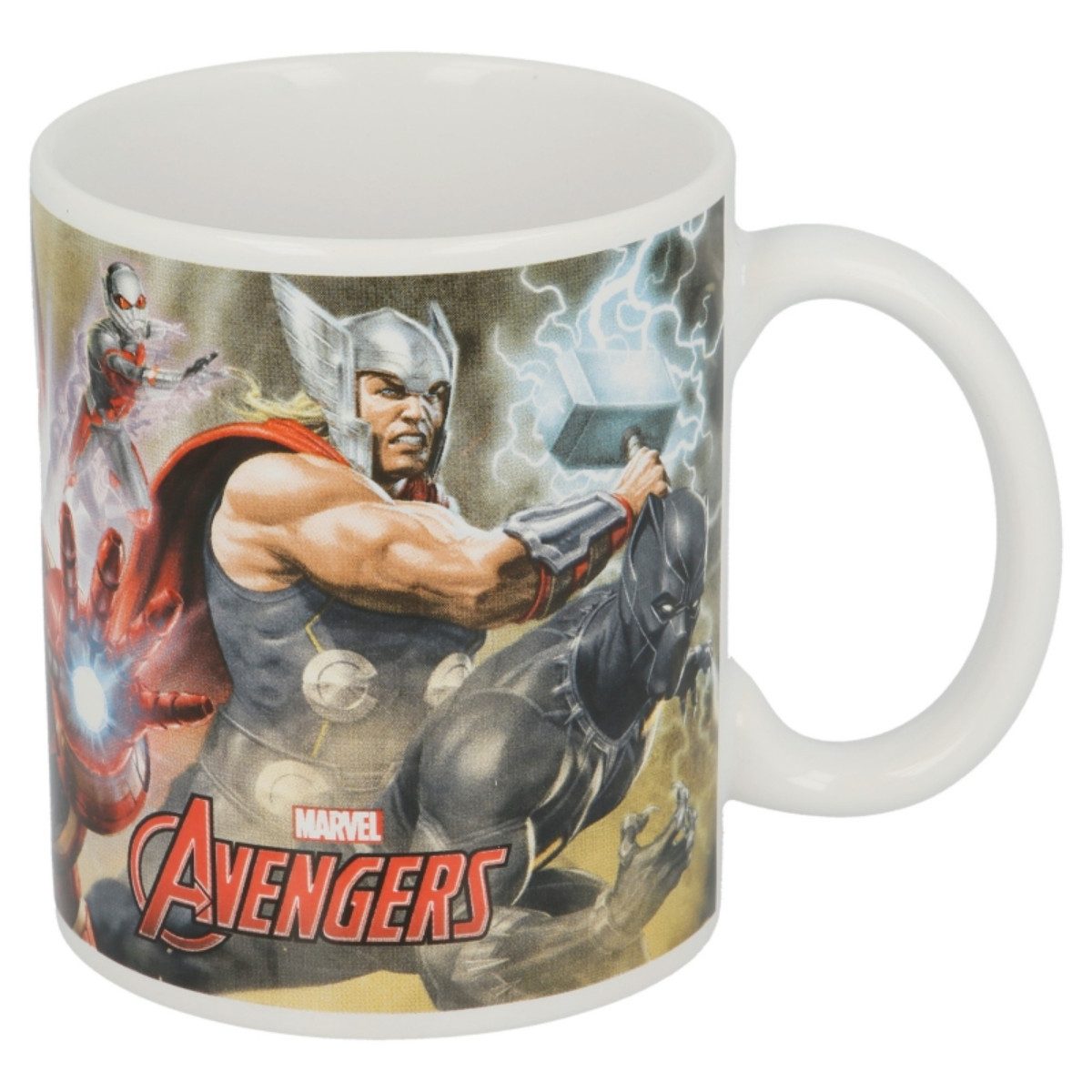 Storline Tasse Marvel Avengers Tasse 325ml Keramikbecher im Box Fanartikel TV-Serie, Keramik