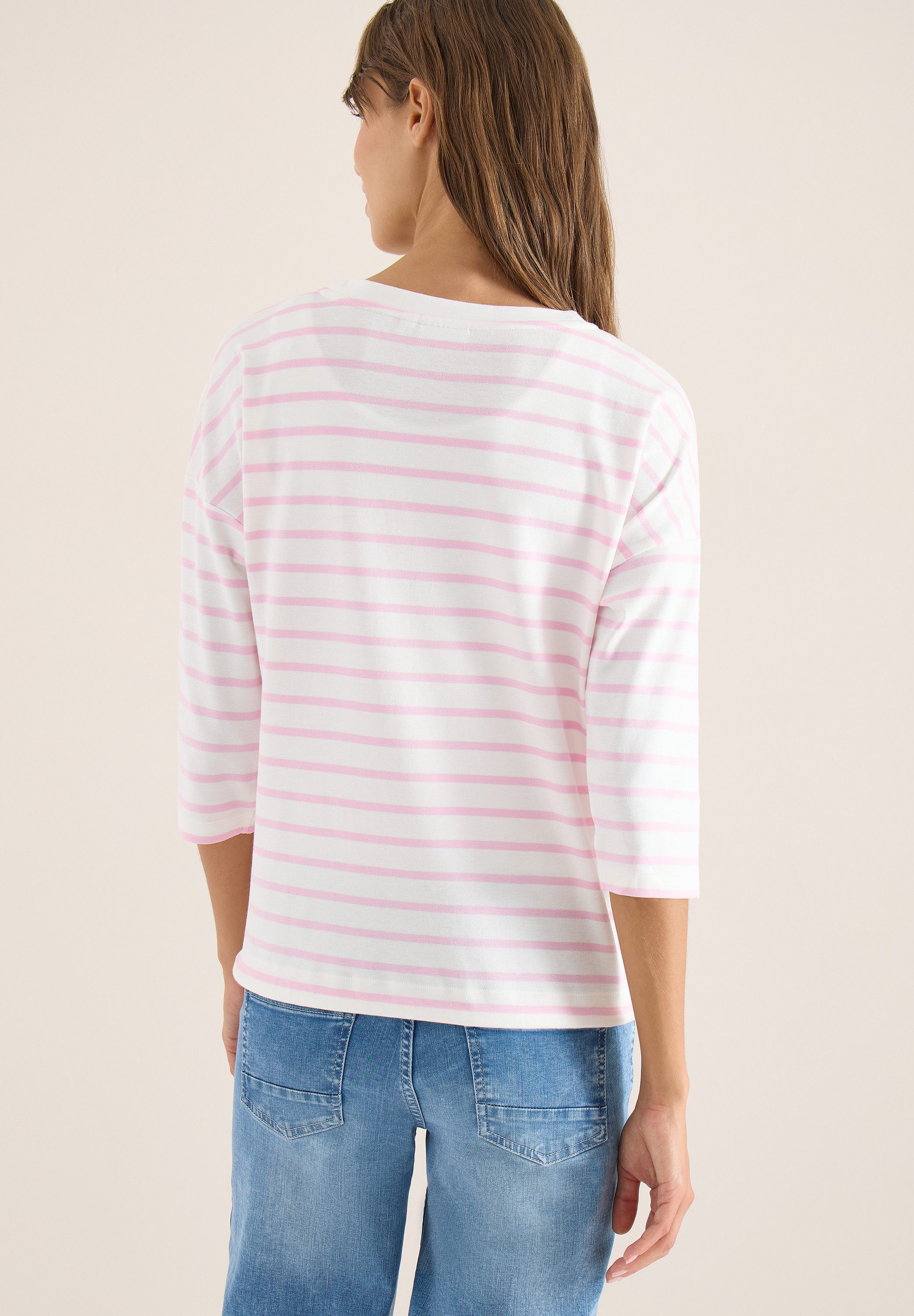 CECIL 3/4-Arm-Shirt mit Schriftzug