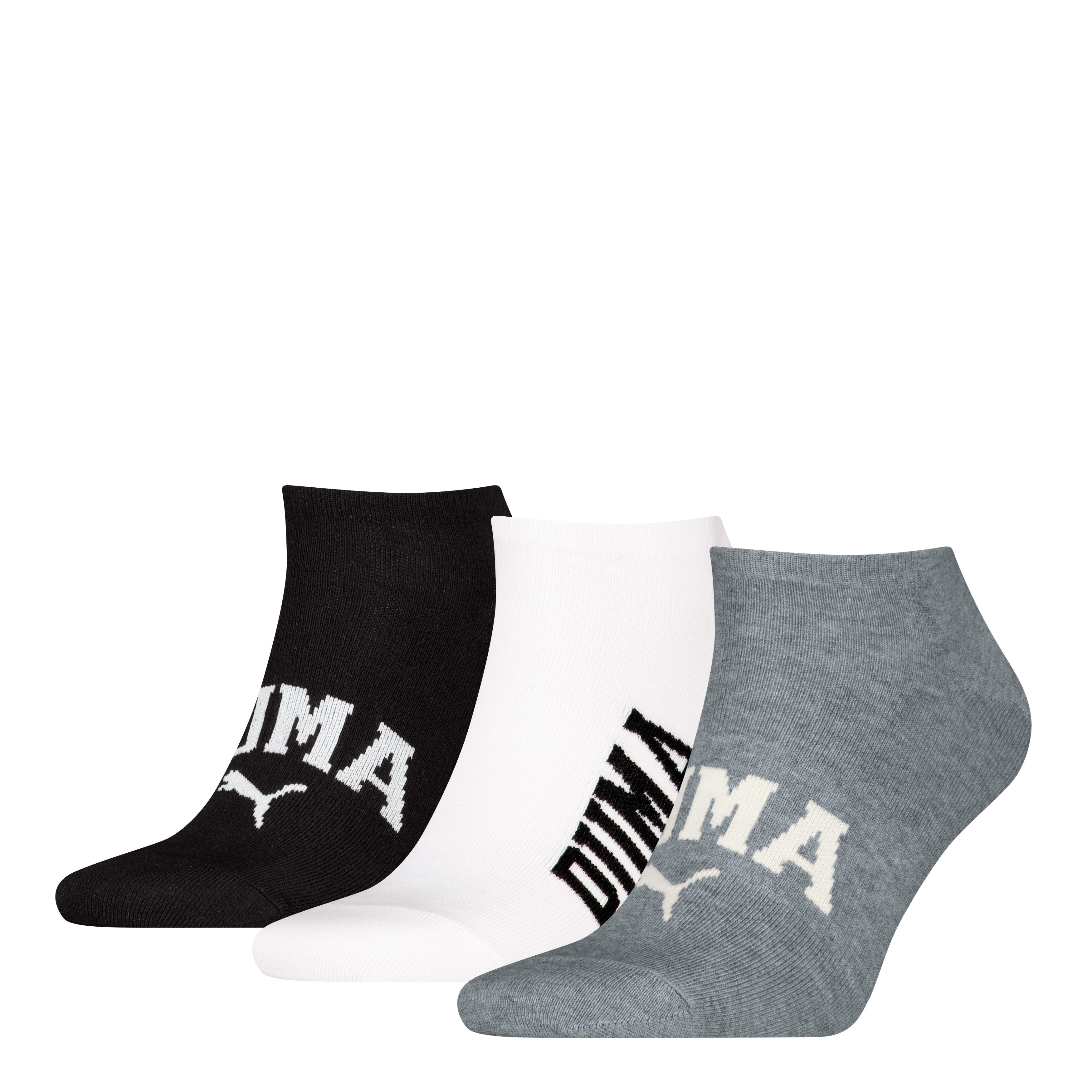 PUMA Sneakersocken (3-Paar, 3er Pack) mit verstärkter Ferse und Zehenbereic günstig online kaufen