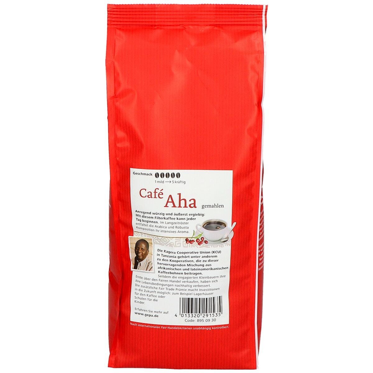 GEPA Kaffee Café Aha, 500 g, gemahlen