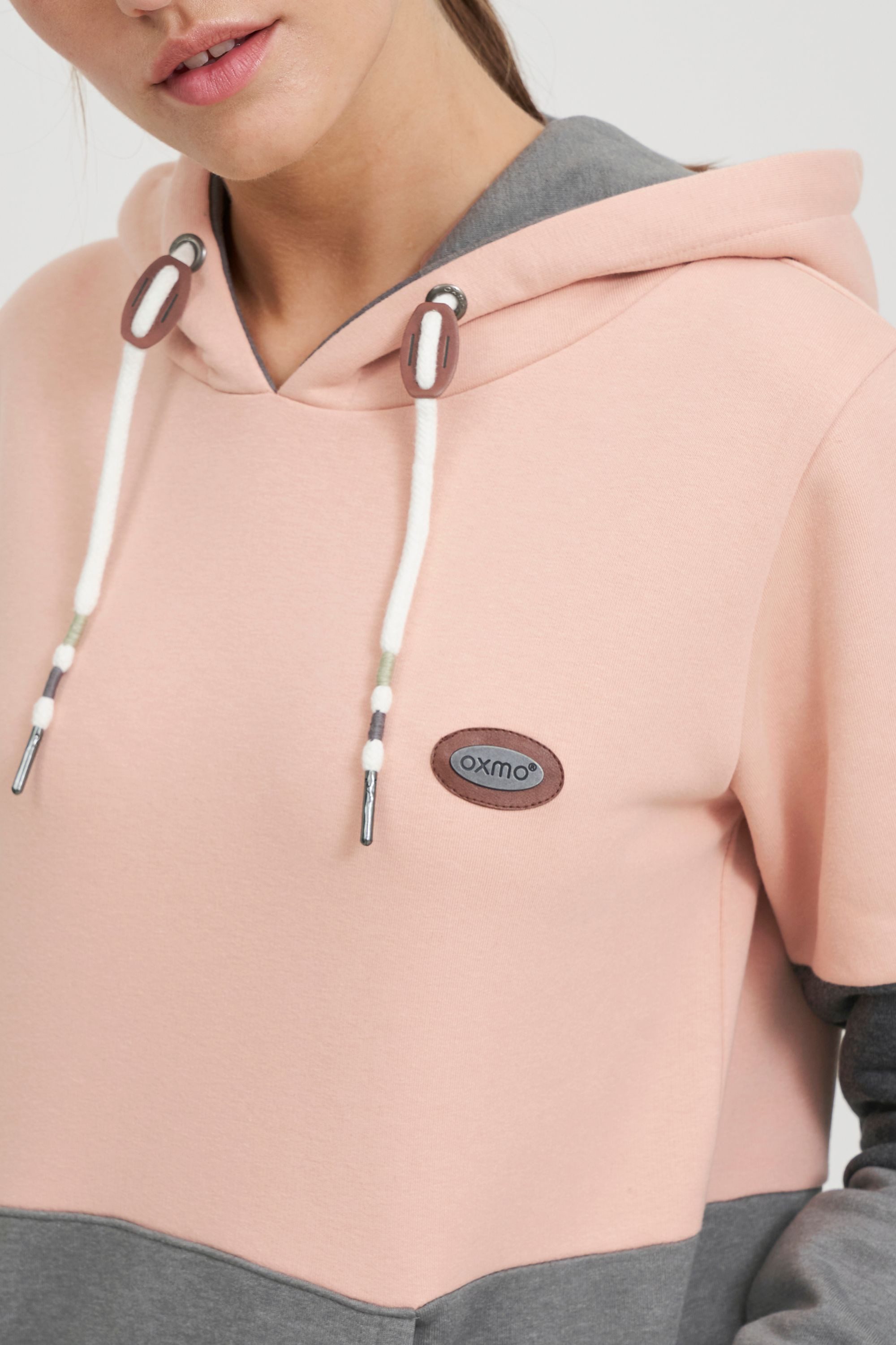 OXMO Hoodie OXKathrine Sweatpullover mit Kapuze