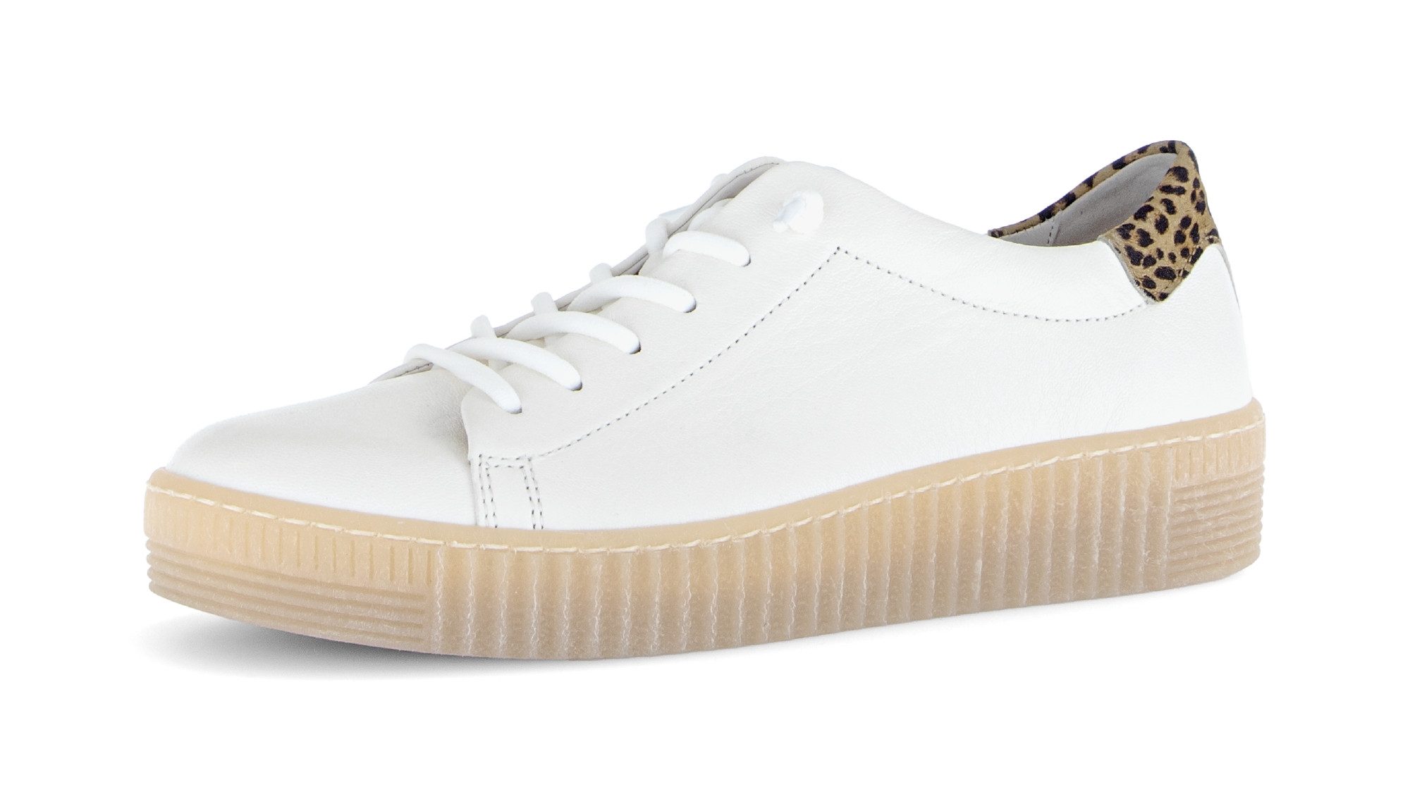 Gabor Slip-On Sneaker, Freizeitschuh, Halbschuh, Slipper mit Kontrastbesatz an der Ferse