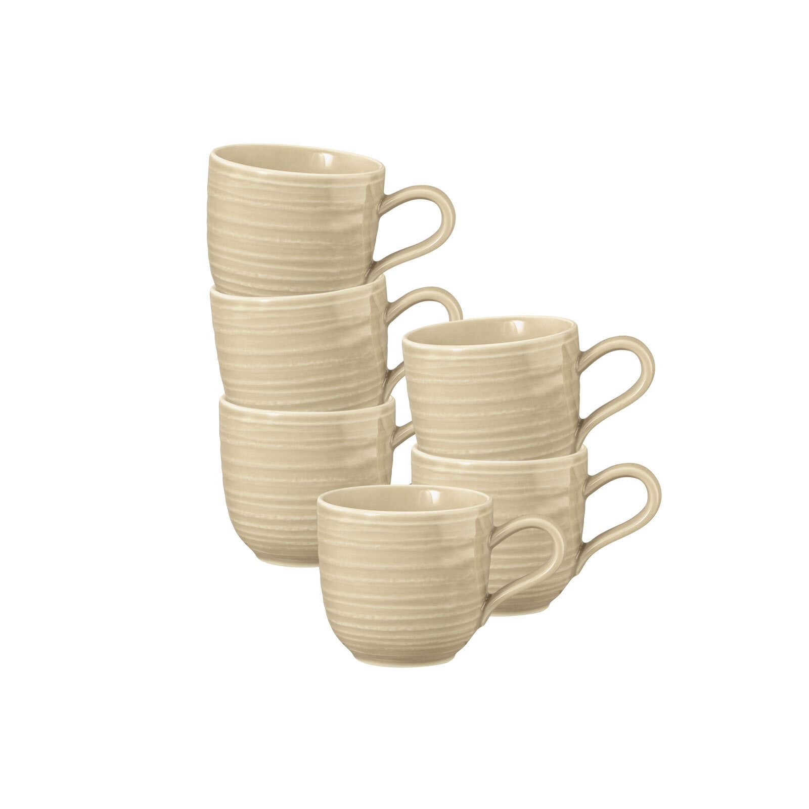 Espressotasse Terra Espressotassen 0,09 l 6er Set