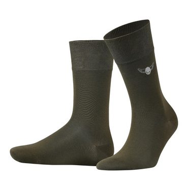 Colorcool Freizeitsocken (3 Paar) Socken einfarbig Mercerisiert Khaki Senf Sack