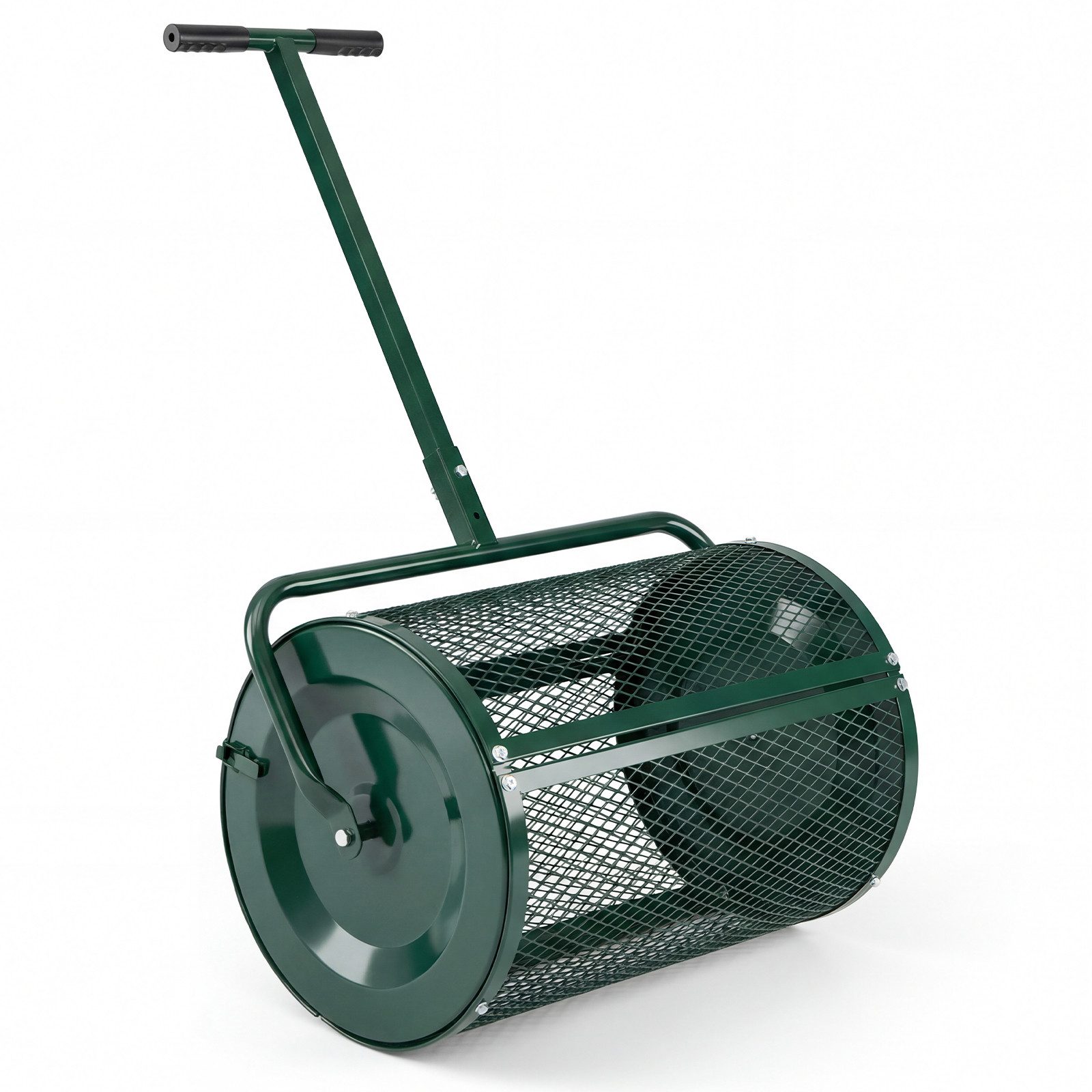 COSTWAY Streuwagen, (1-tlg), 77 L Kompoststreuer, Gartenstreuer, Kompostwalze