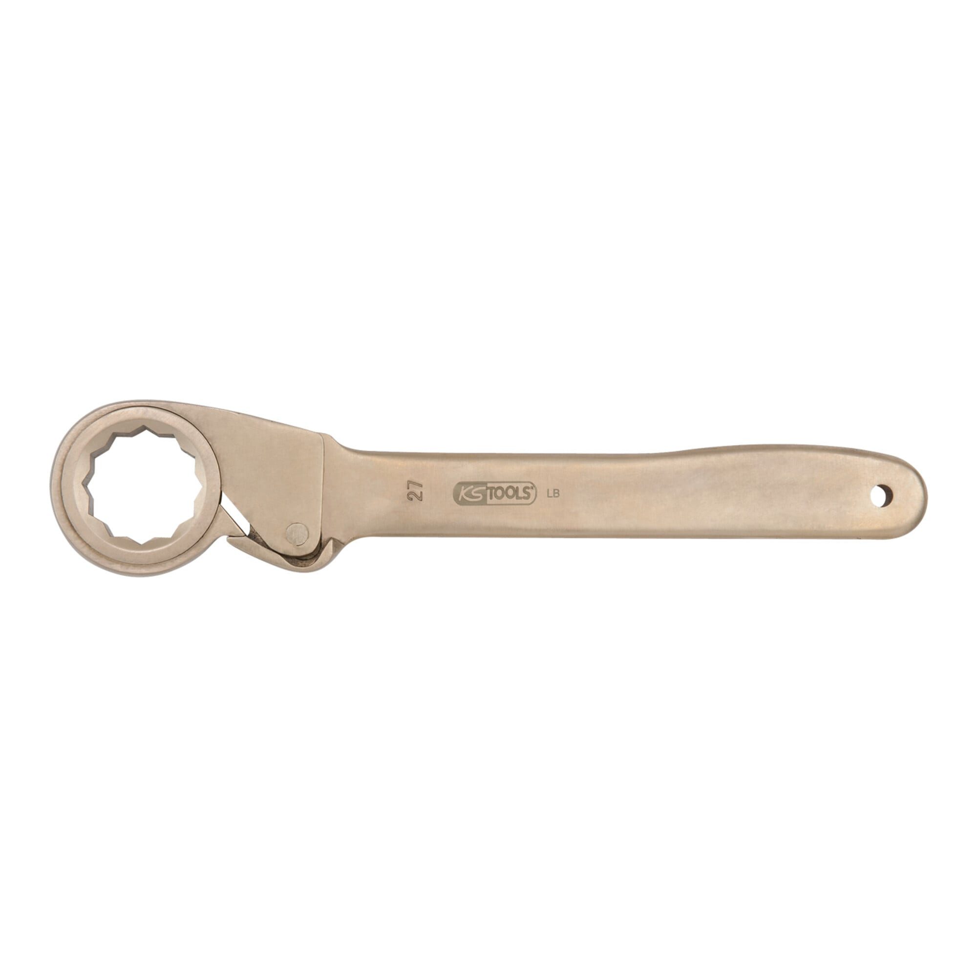 KS Tools Ratsche KS Tools BERYLLIUMplus Freilaufknarre 17 mm mit 12-kant-Ring