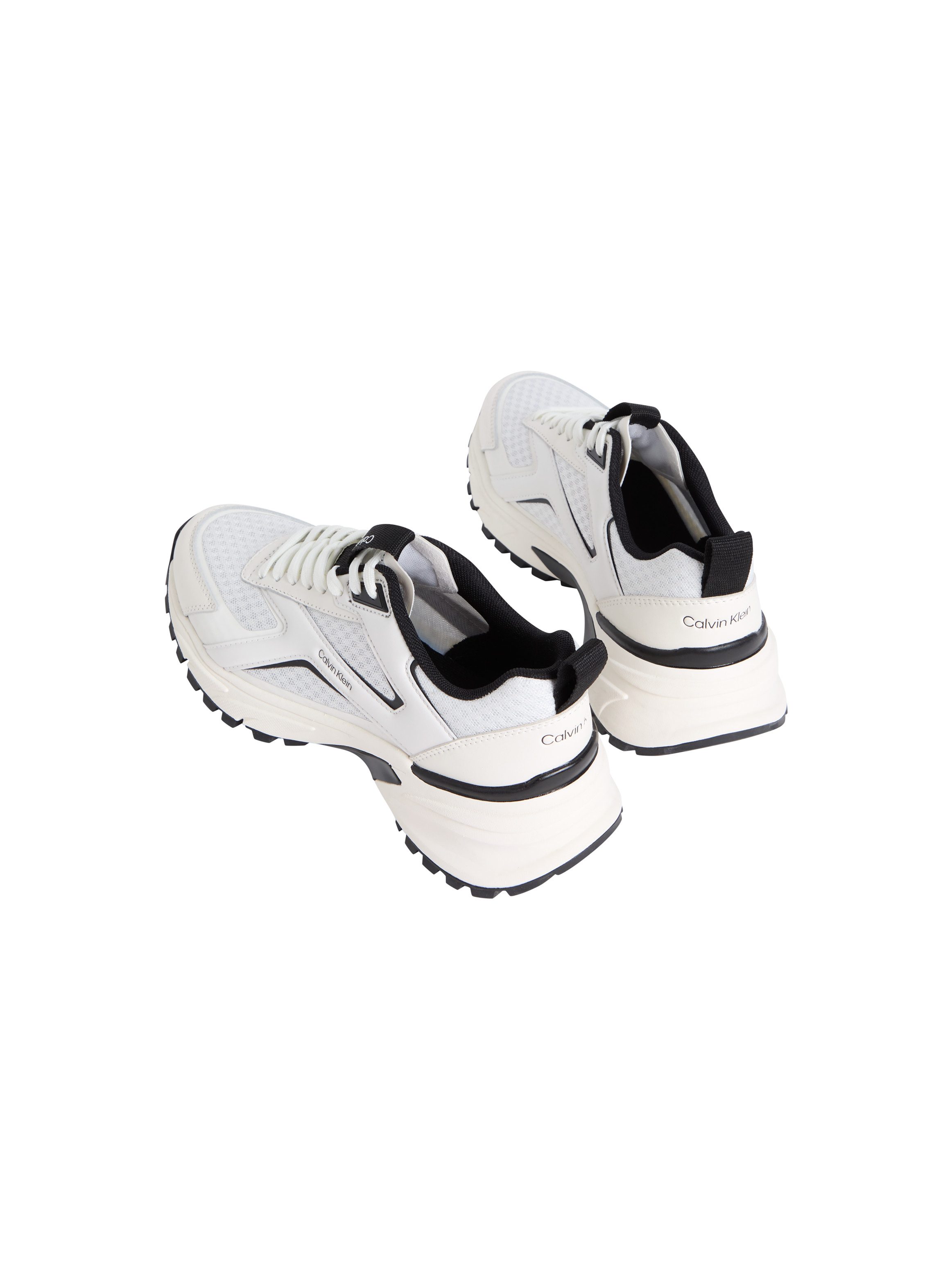 Calvin Klein HIKE RUN CKSTRIPE MESH Plateausneaker Schnürschuh, Halbschuh, Freizeitsneaker mit Logo-Schriftzug