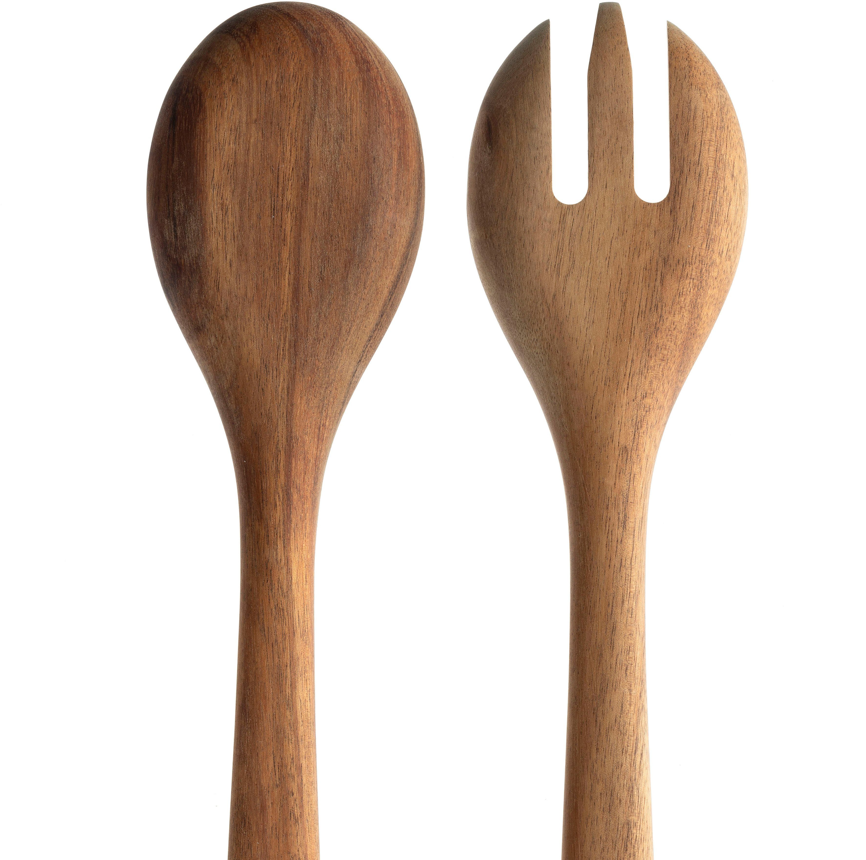 LEONARDO Salatbesteck MATERA (Set, 2-tlg), Akazienholz, 30 cm
