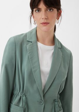 comma casual identity Blusenblazer Blazer aus Viskosetwill Durchzugkordel