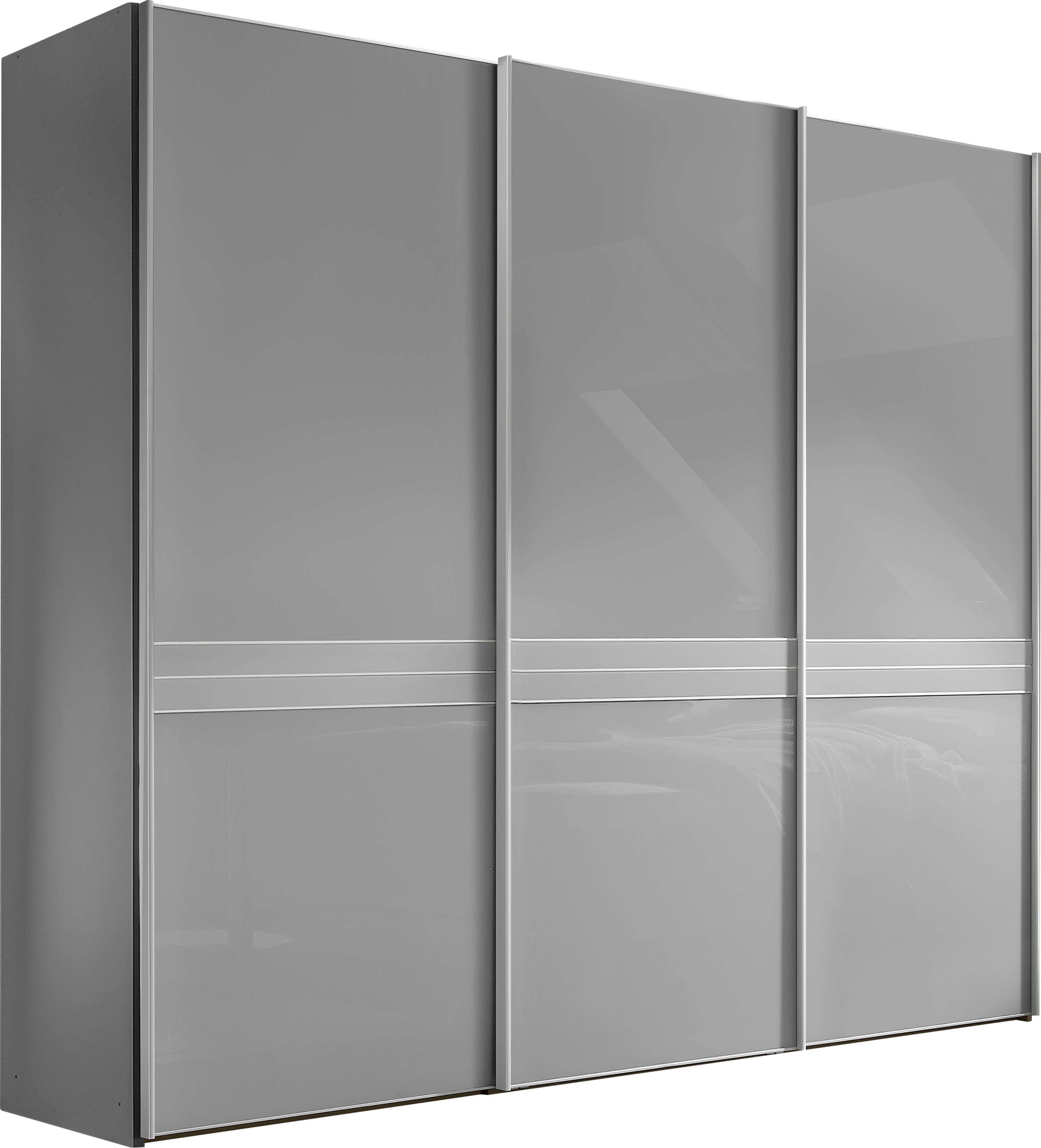 STAUD Schwebetürenschrank Sinfonie Plus, edles Design in hochwertiger Qualität, Made in Germany Mittelband in Mattglas und vier verschiedenen Ausstattungsvarianten