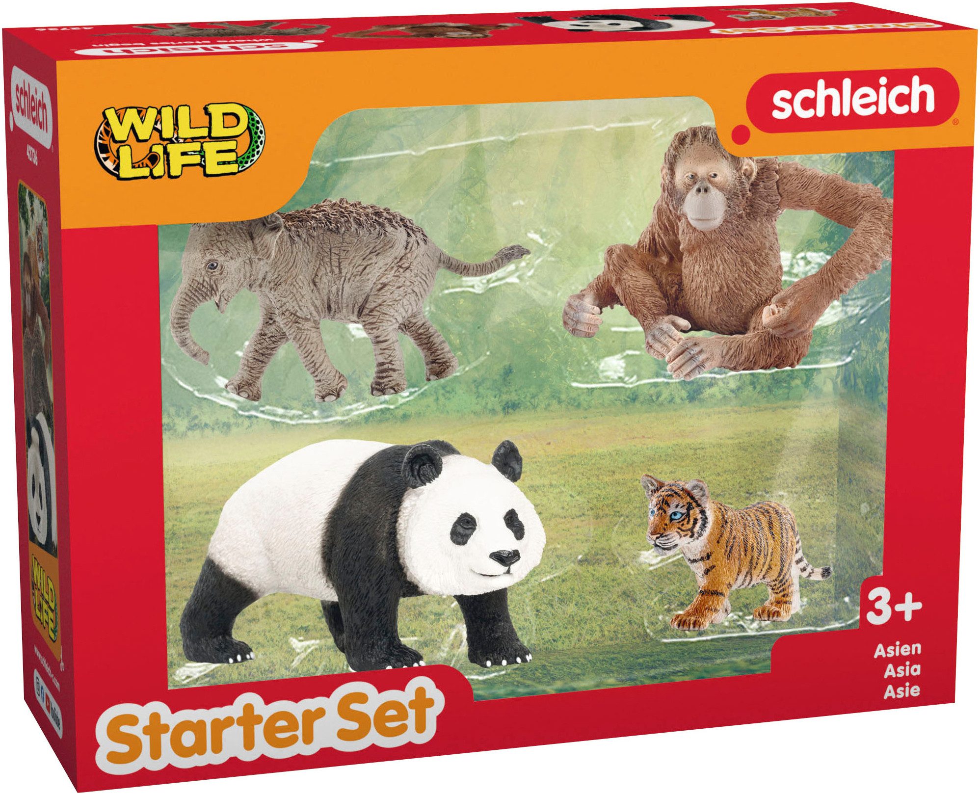 Schleich® Spielwelt WILD LIFE, Asien Starter-Set (42736)