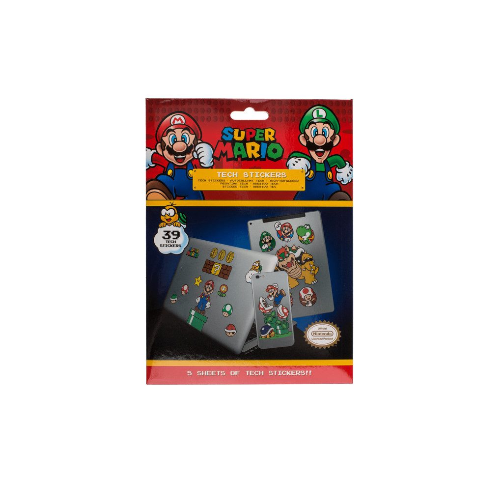 what the shop Sticker Nintendo Super Mario Set 39-teilig Mushroom Kingdom Deko Gamer, (39-tlg), 39 Sticker voller Nintendo-Magie